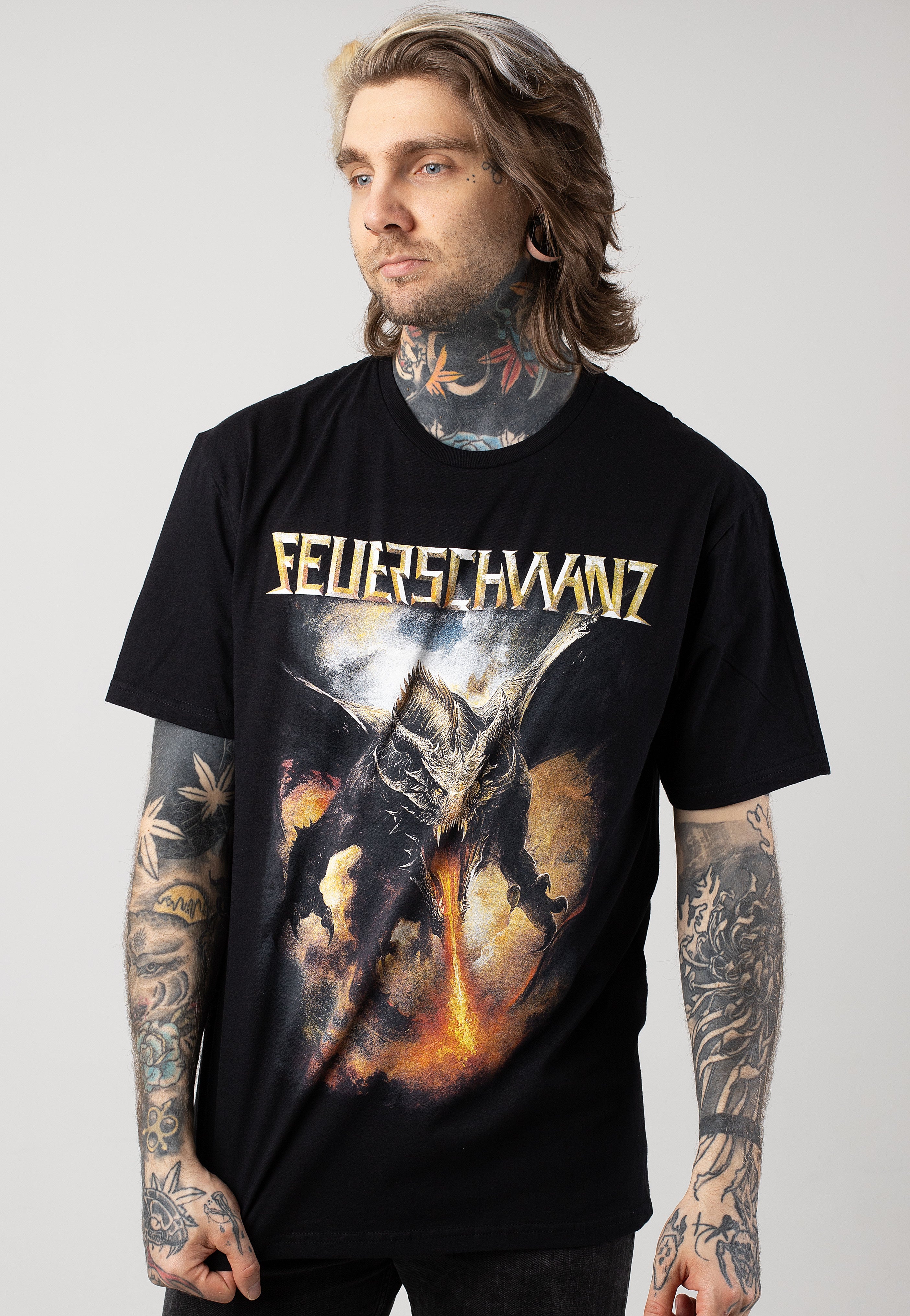 Feuerschwanz - Drache - T-Shirt | Men-Image