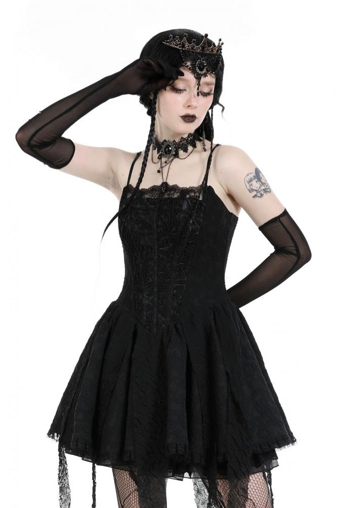 Dark In Love - Gothic Twine Tied The Chest Strap - Dress | Women-Image