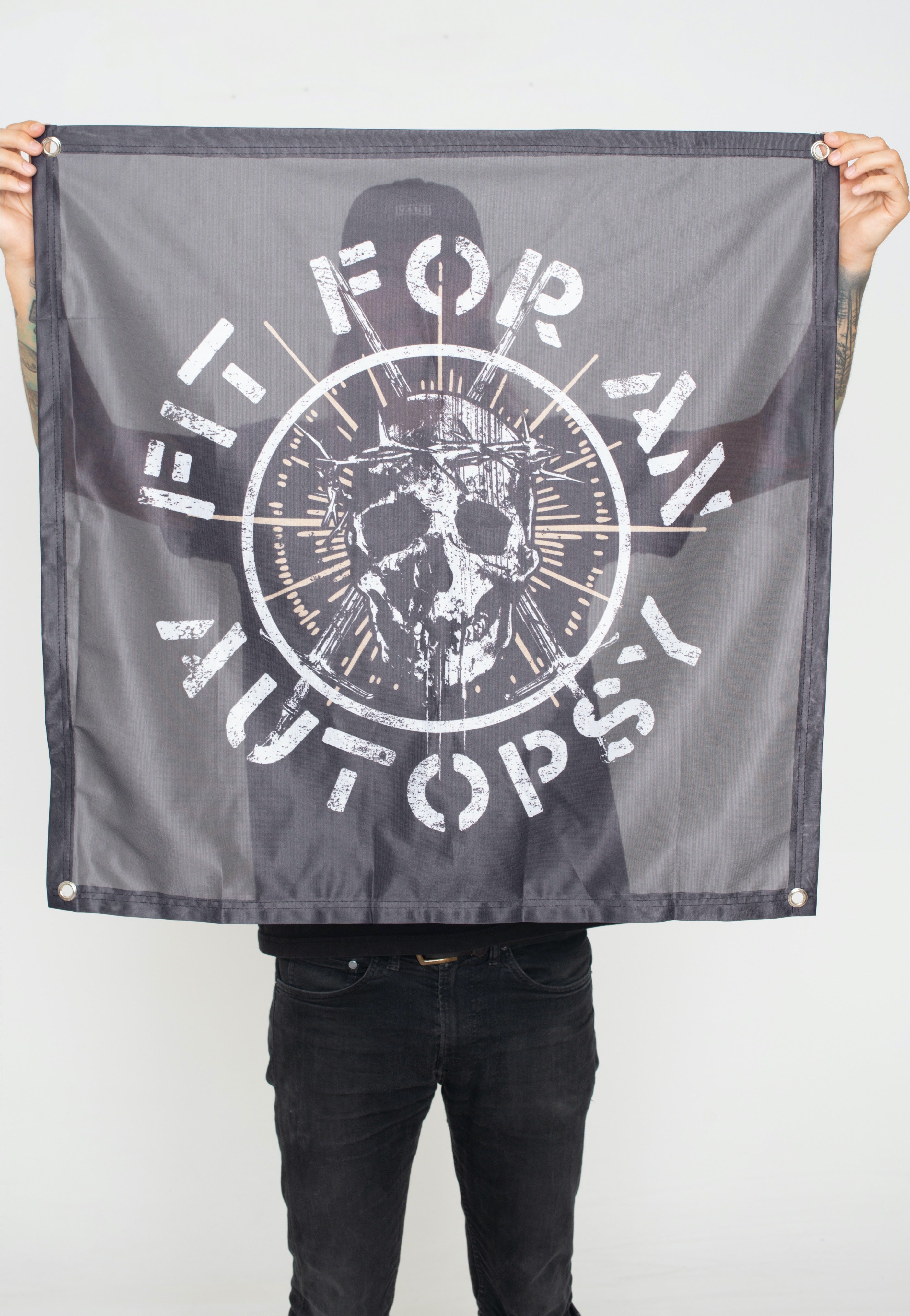 Fit For An Autopsy - Circle Skull - Flag | Neutral-Image