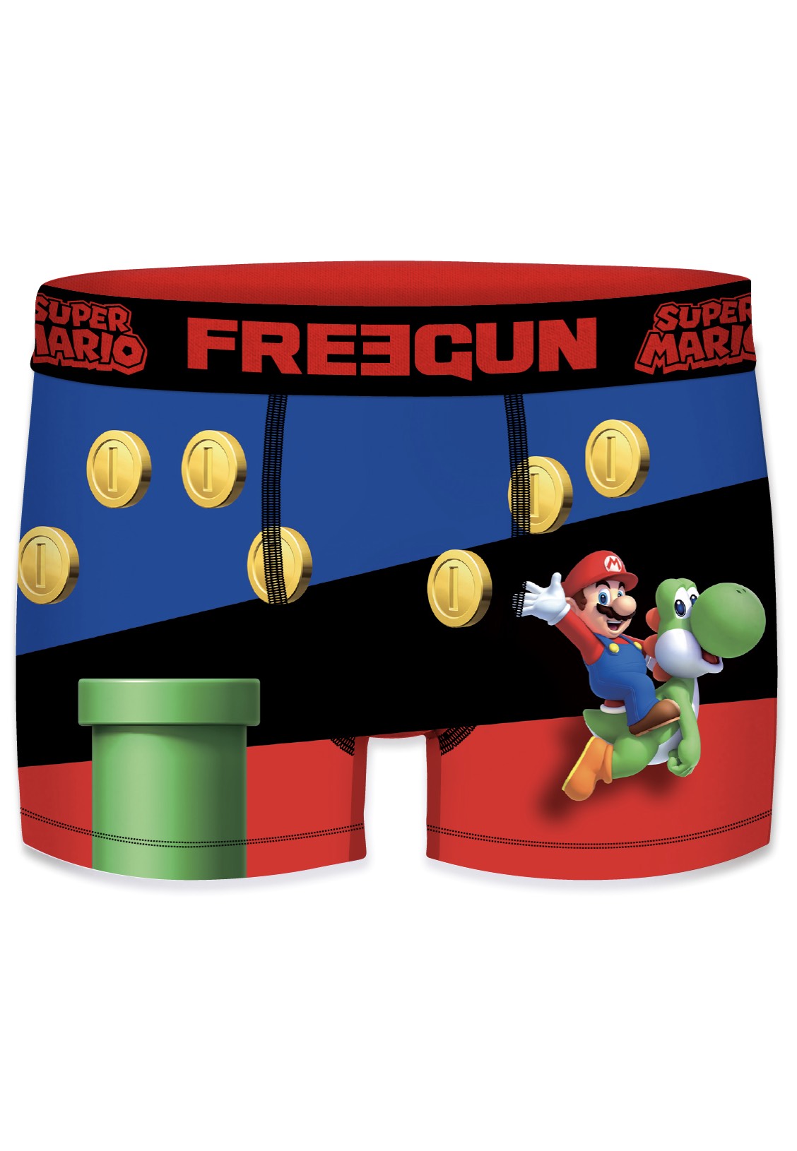 Super Mario - Yoshi Ride Freegun - Boxershorts | Men-Image