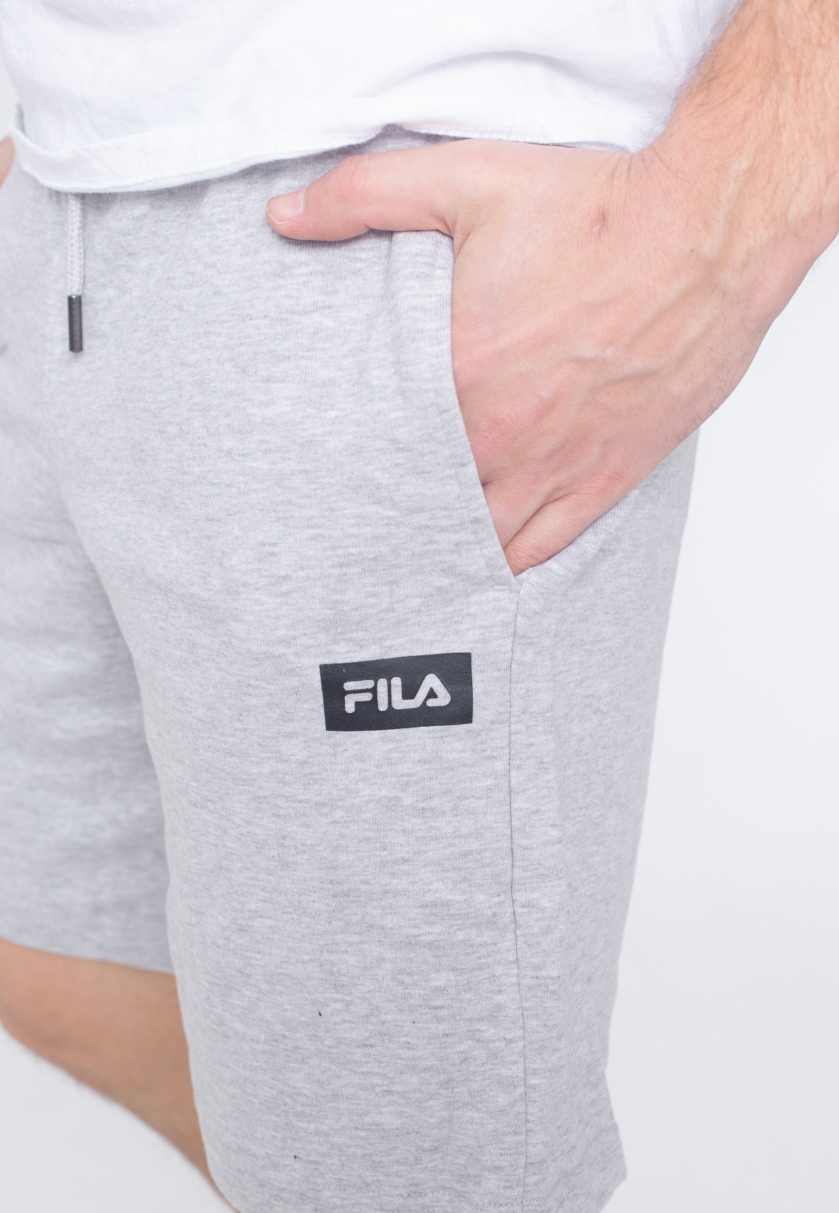 Fila - Bültow Light Grey Melange - Shorts | Men-Image