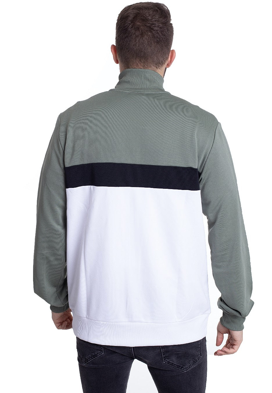 Fila - Sanga Sea Spray/Bright White/Black - Track Jacket | Men-Image