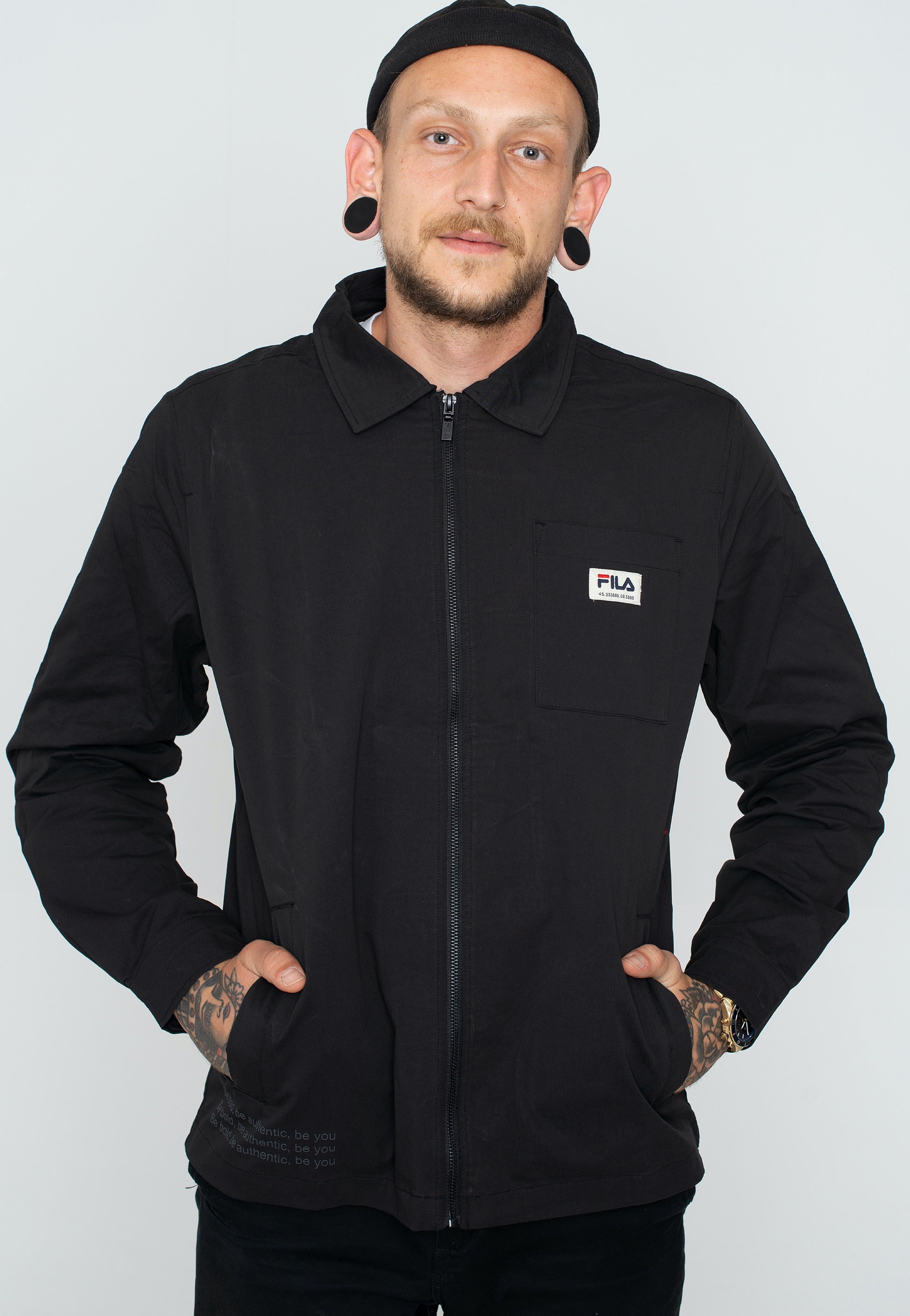 Fila - Termoli Coach Moonless Night - Jacket | Men-Image