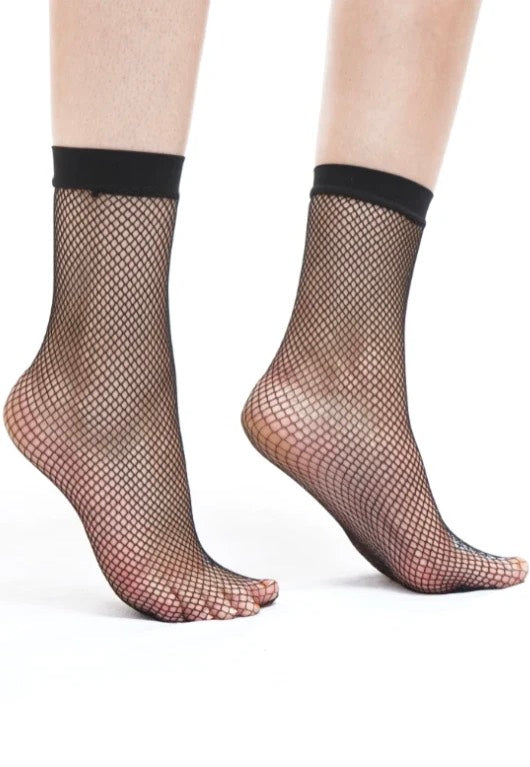 Pamela Mann - Fishnet Ankle Black - Socks | Neutral-Image