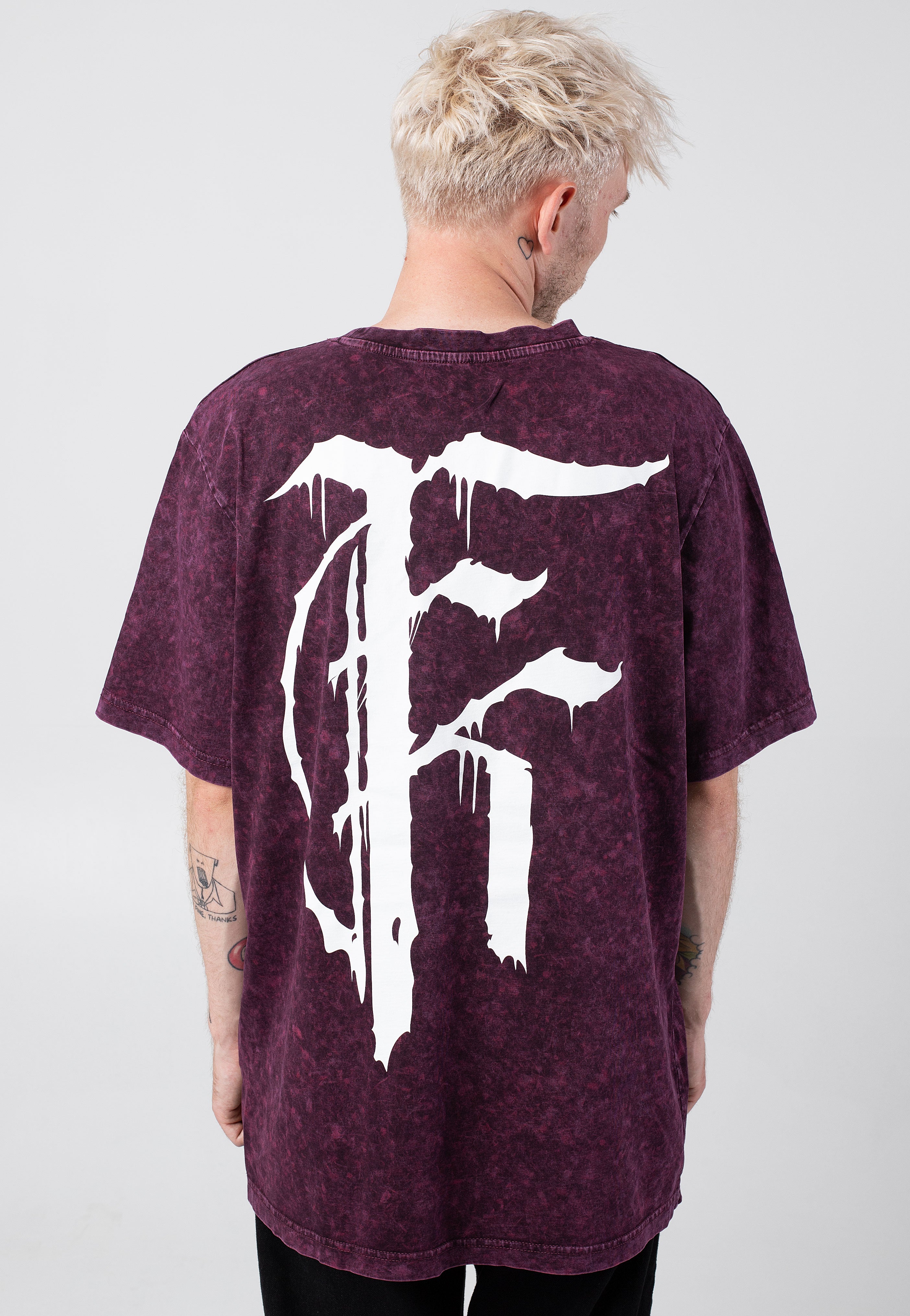 Fit For A King - Deathmetal Berry Black Acid Washed - T-Shirt | Men-Image