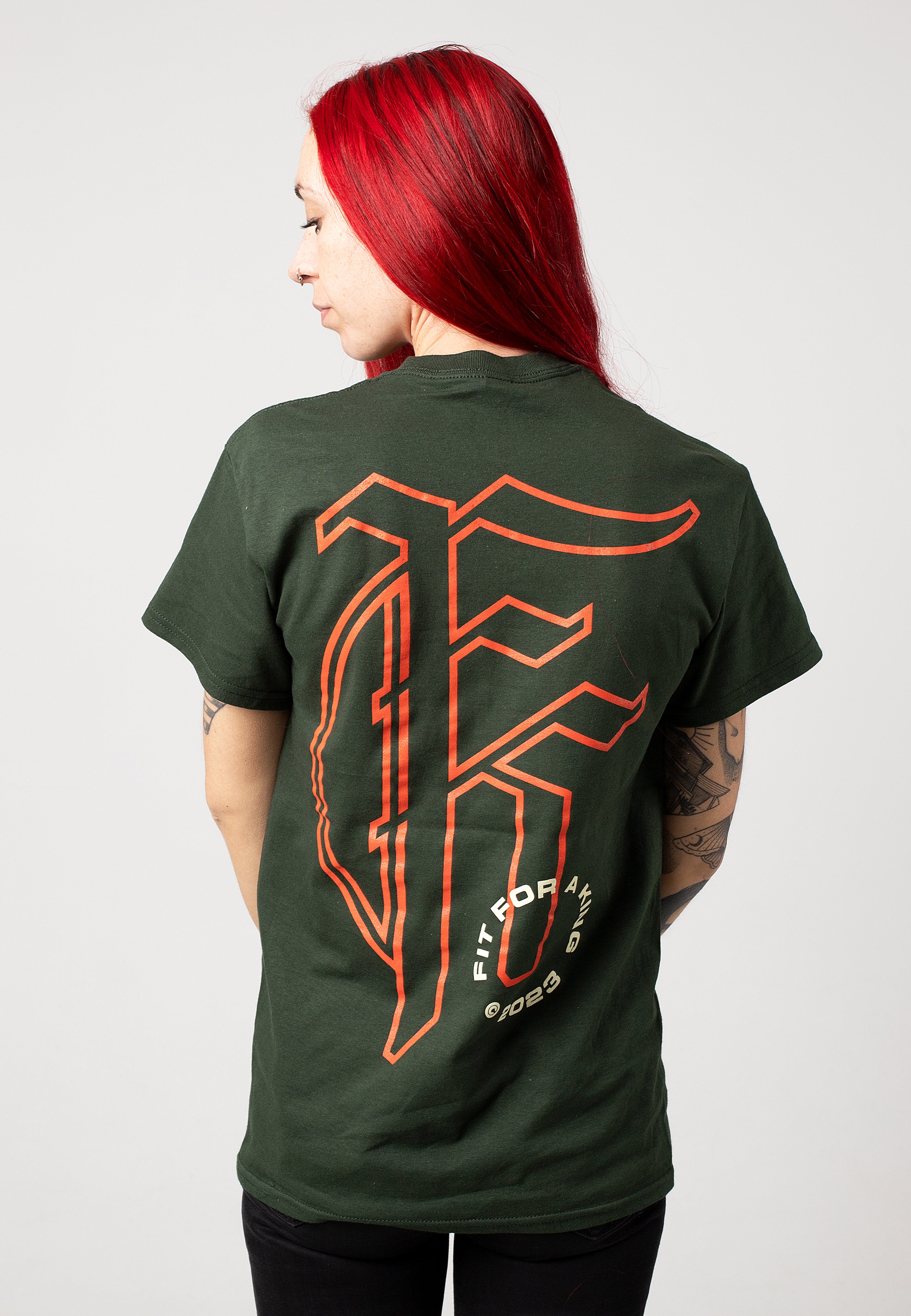 Fit For A King - Emblem Forest Green - T-Shirt | Women-Image