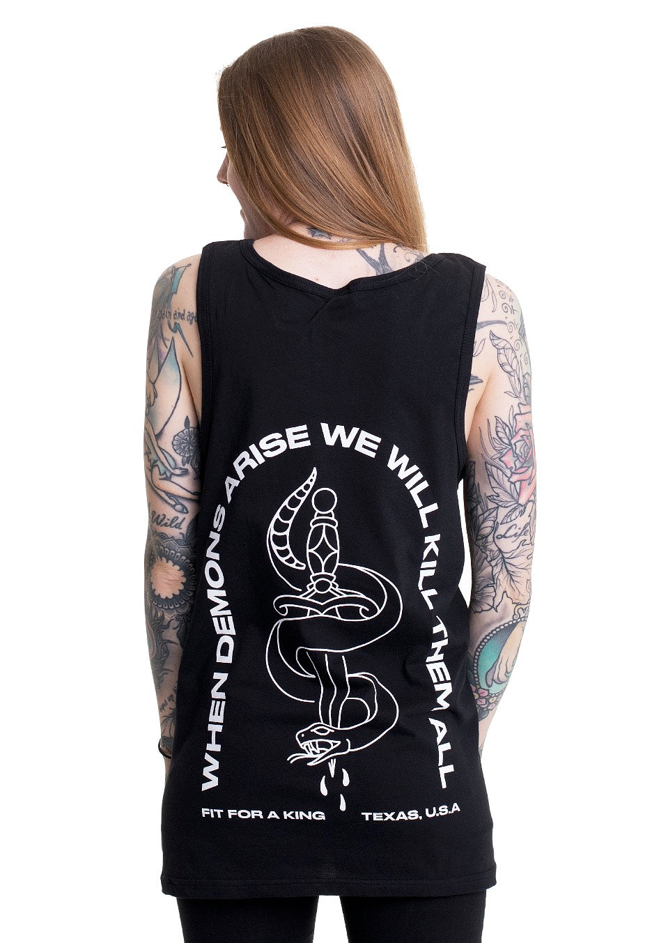 Fit For A King - Snake Dagger - Tank | Women-Image