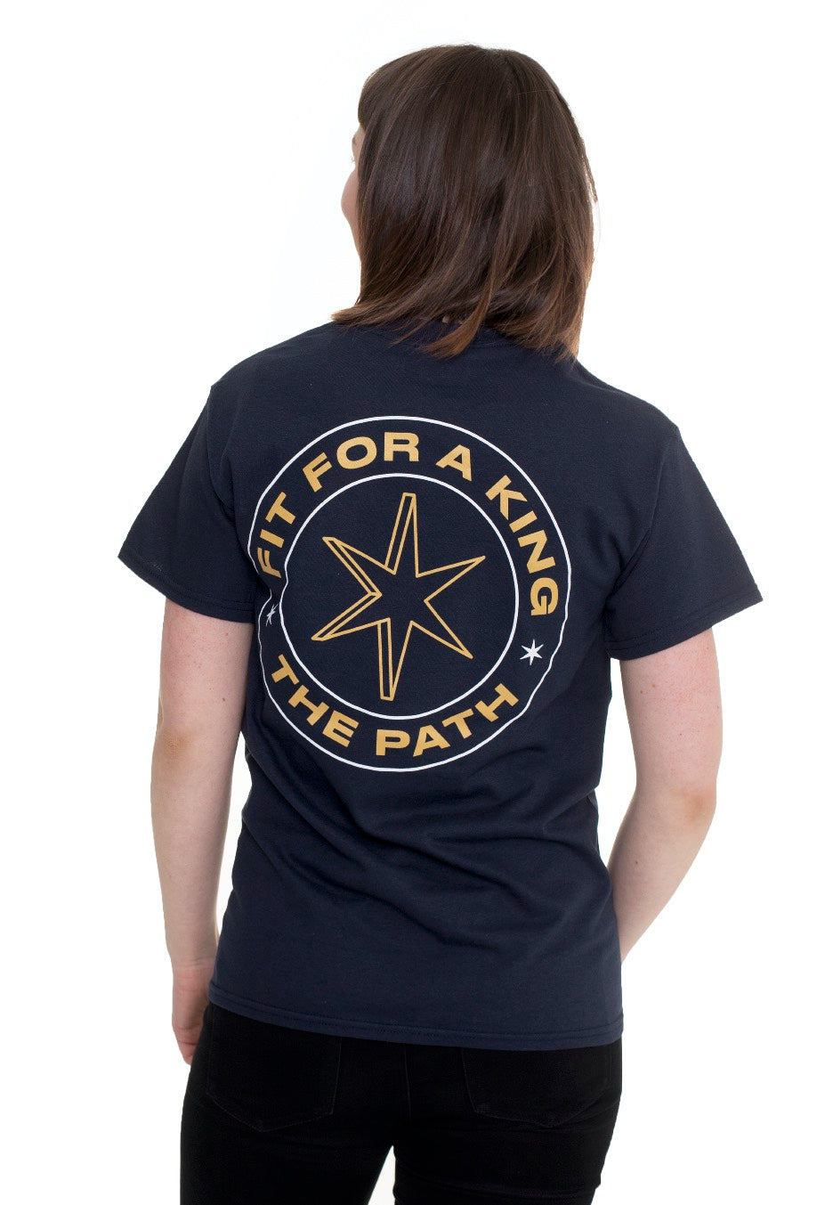 Fit For A King - Star Navy - T-Shirt | Women-Image