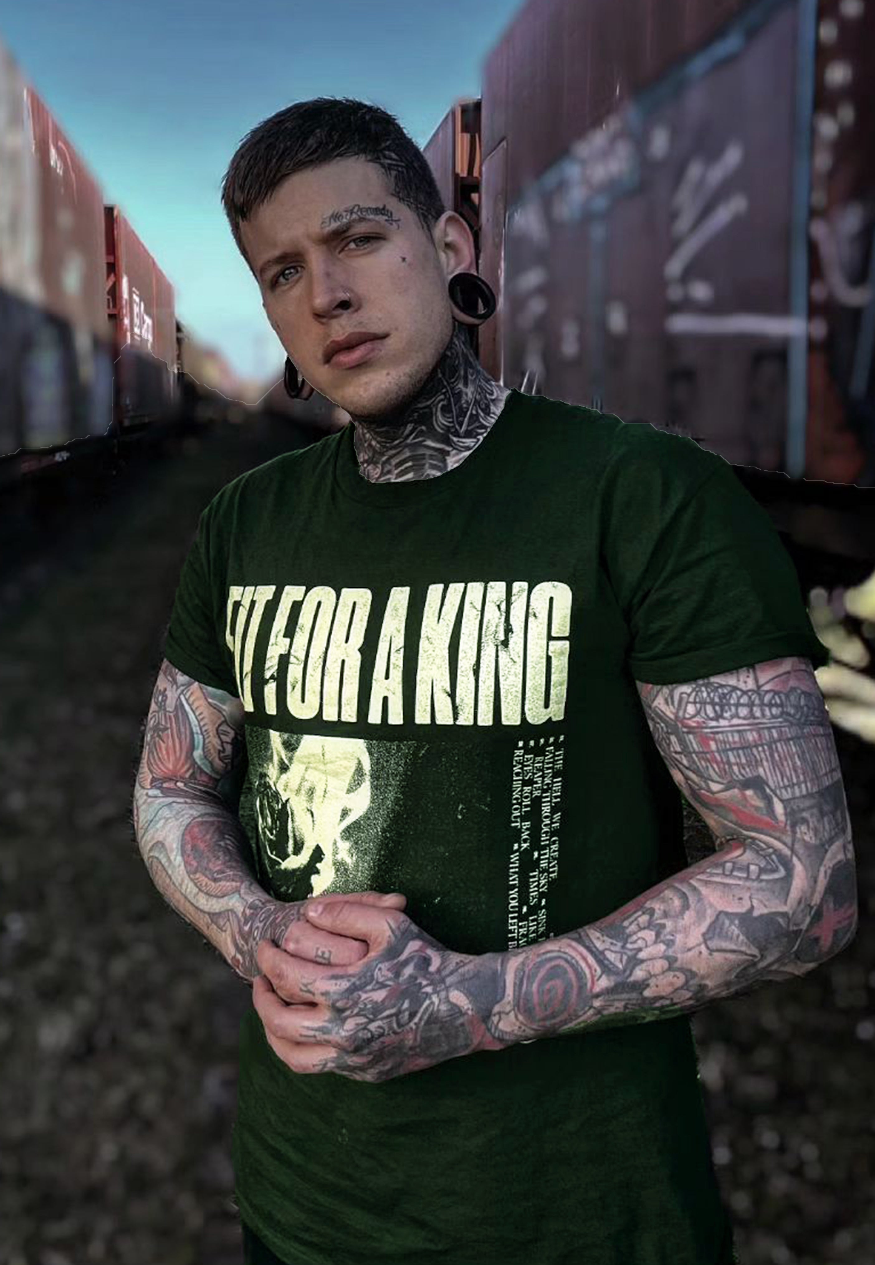 Fit For A King - Die Slow Forest Green - T-Shirt | Men-Image