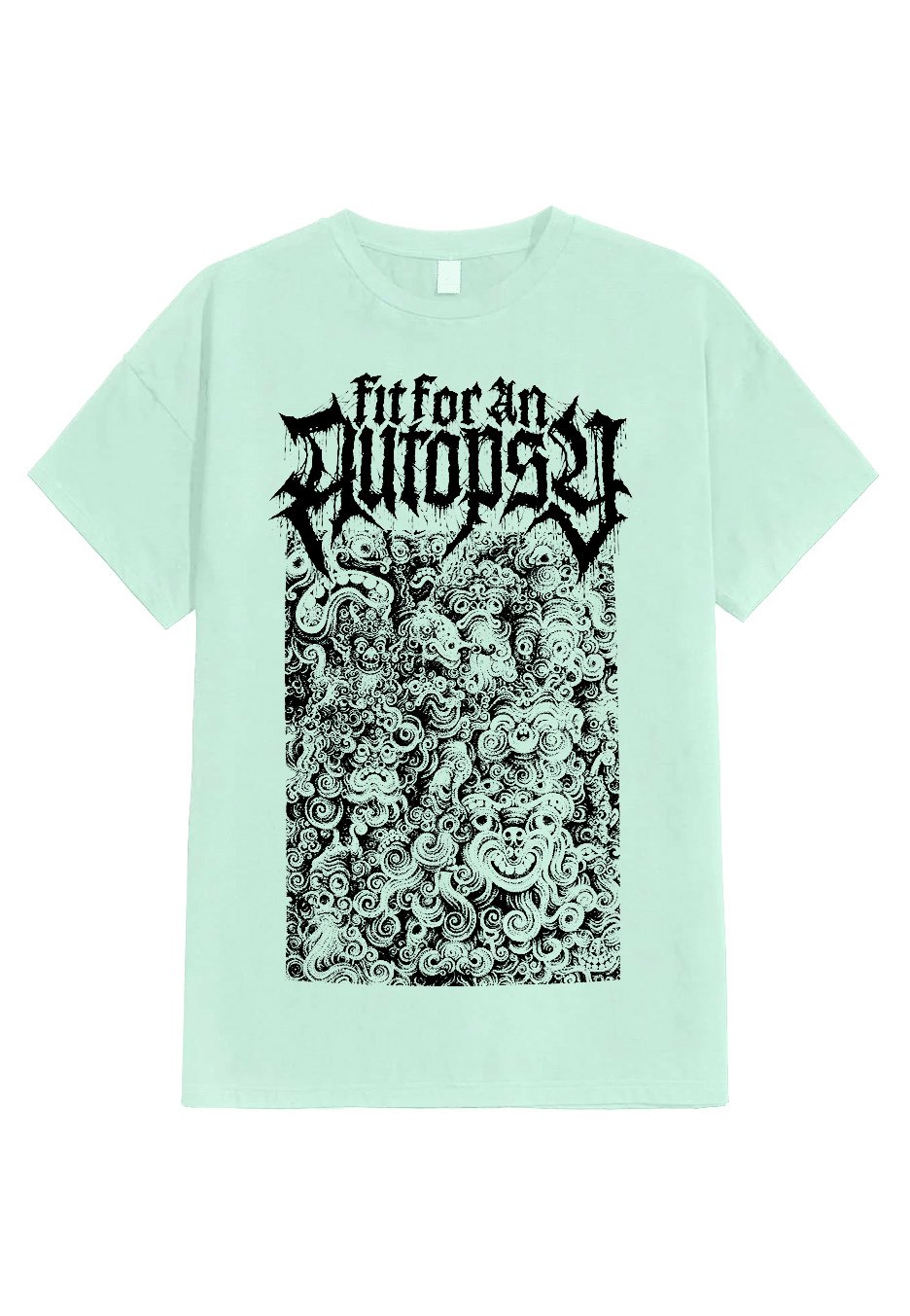 Fit For An Autopsy - Demonic Gyre Mint Green - T-Shirt | Neutral-Image