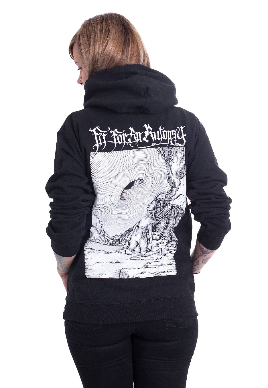 Fit For An Autopsy - Woodcut - Hoodie | Women-Image