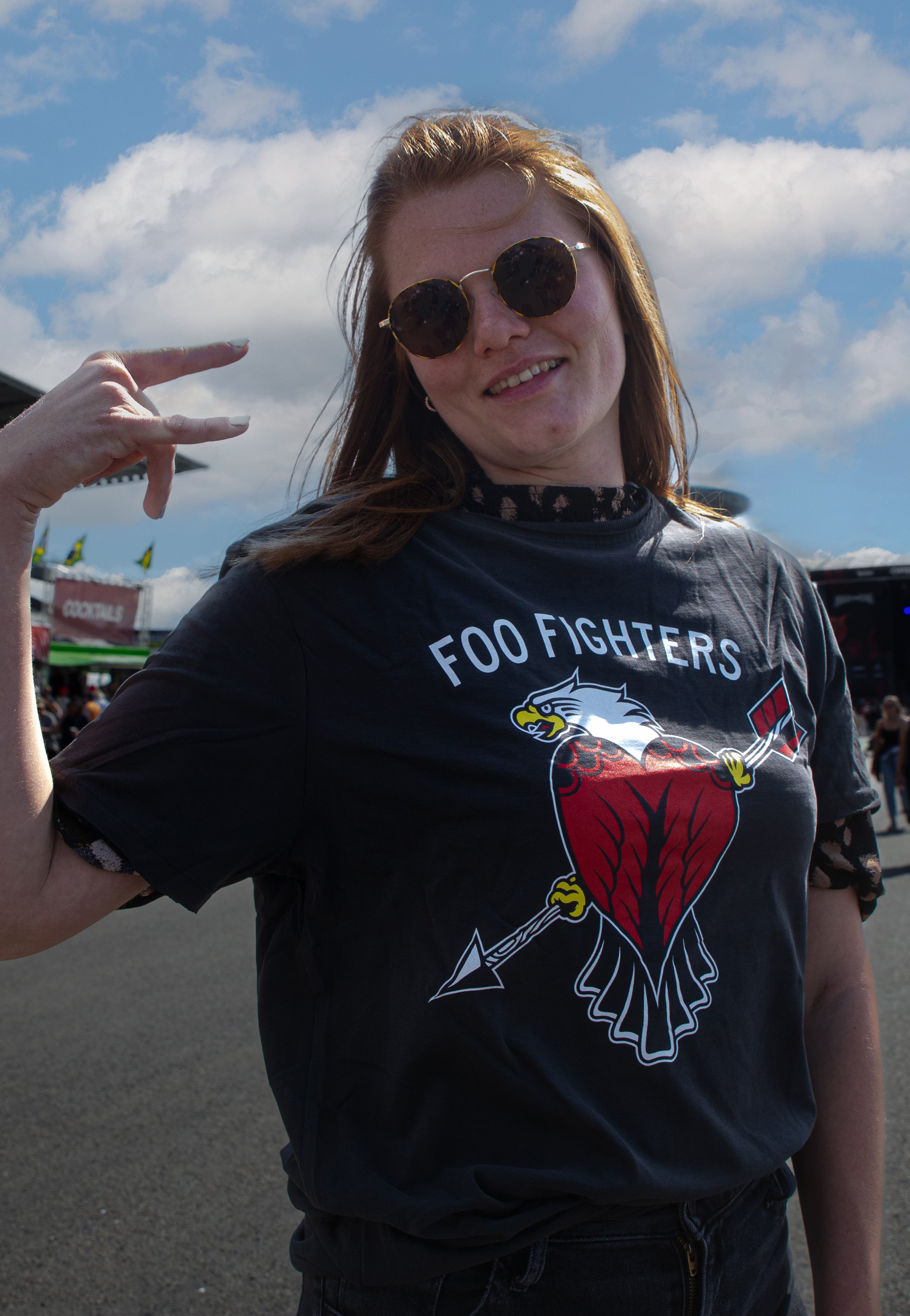 Foo Fighters - Eagle Tattoo Charcoal - T-Shirt | Women-Image