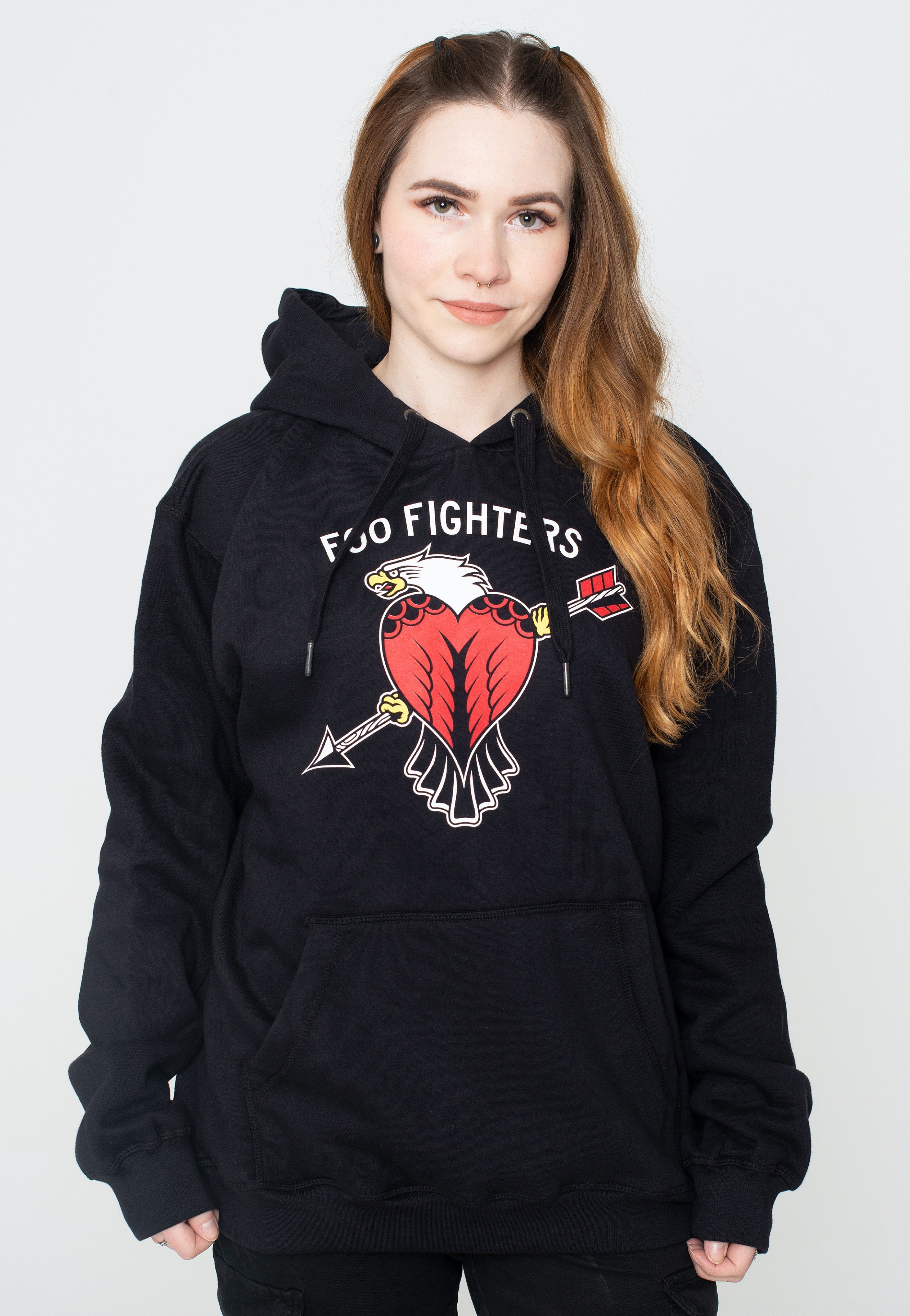 Foo Fighters - Eagle Tattoo Charcoal - Hoodie | Women-Image