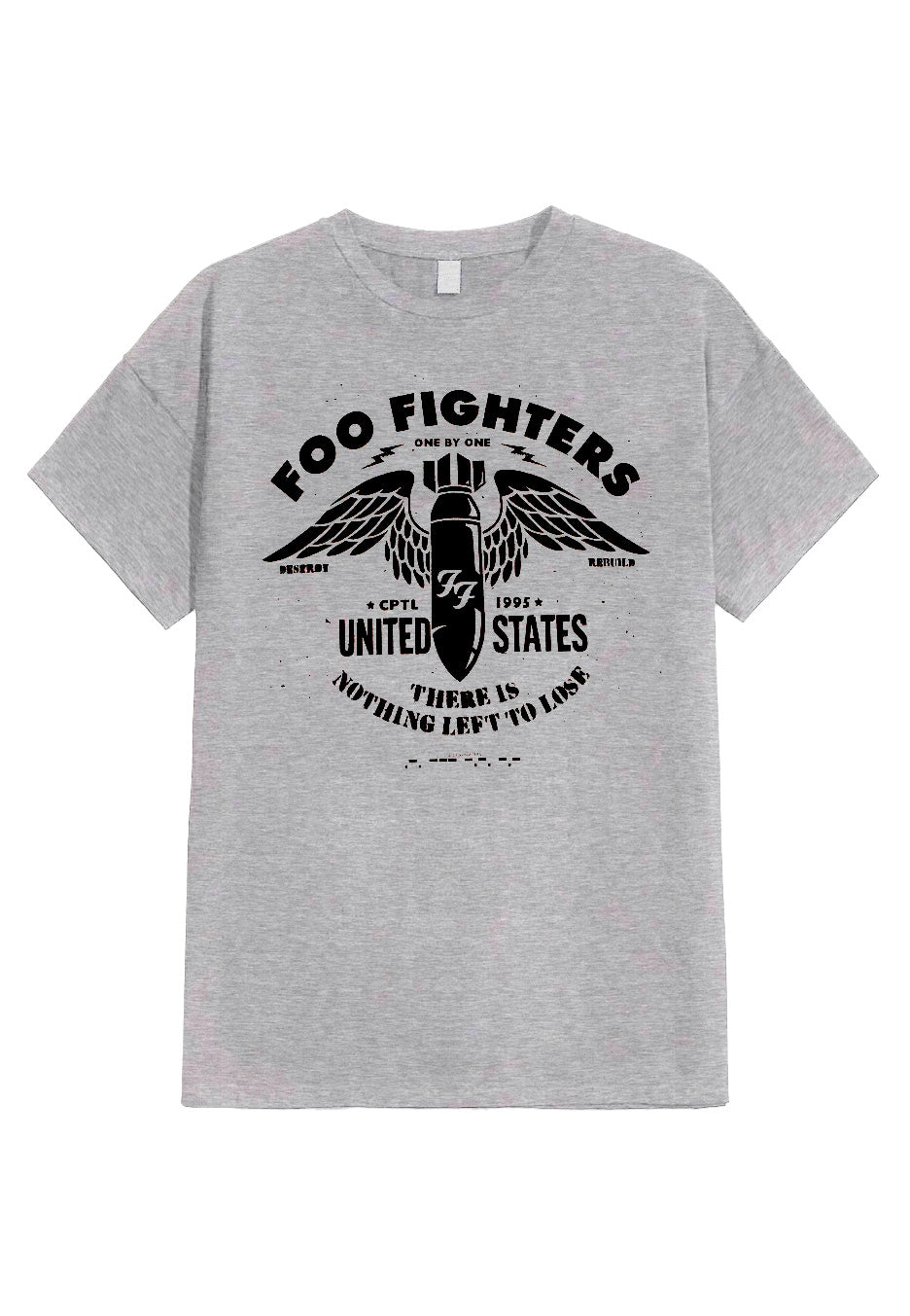 Foo Fighters - Nothing Left To Lose Heather Grey - T-Shirt | Neutral-Image