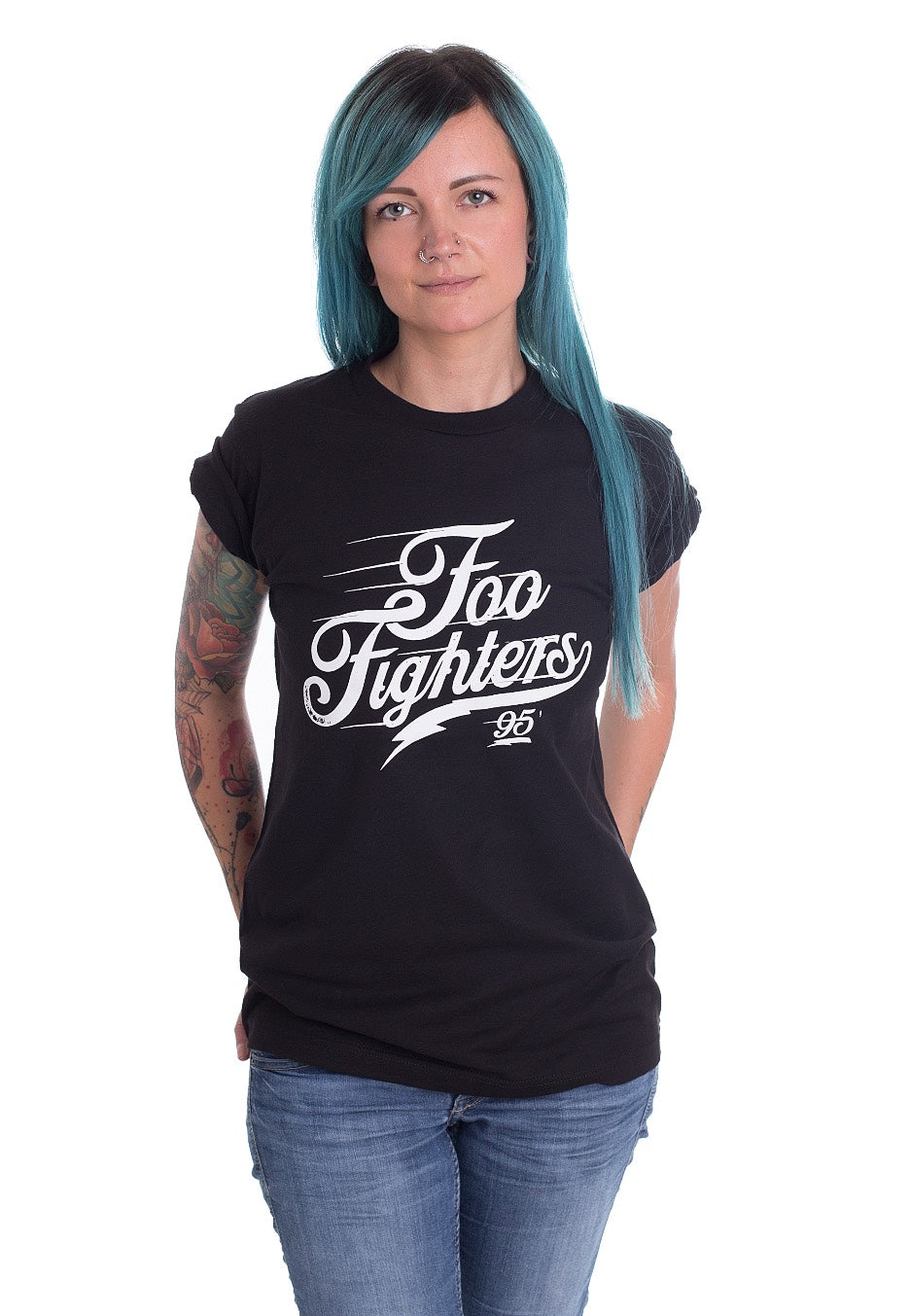 Foo Fighters - Script Logo - T-Shirt | Women-Image