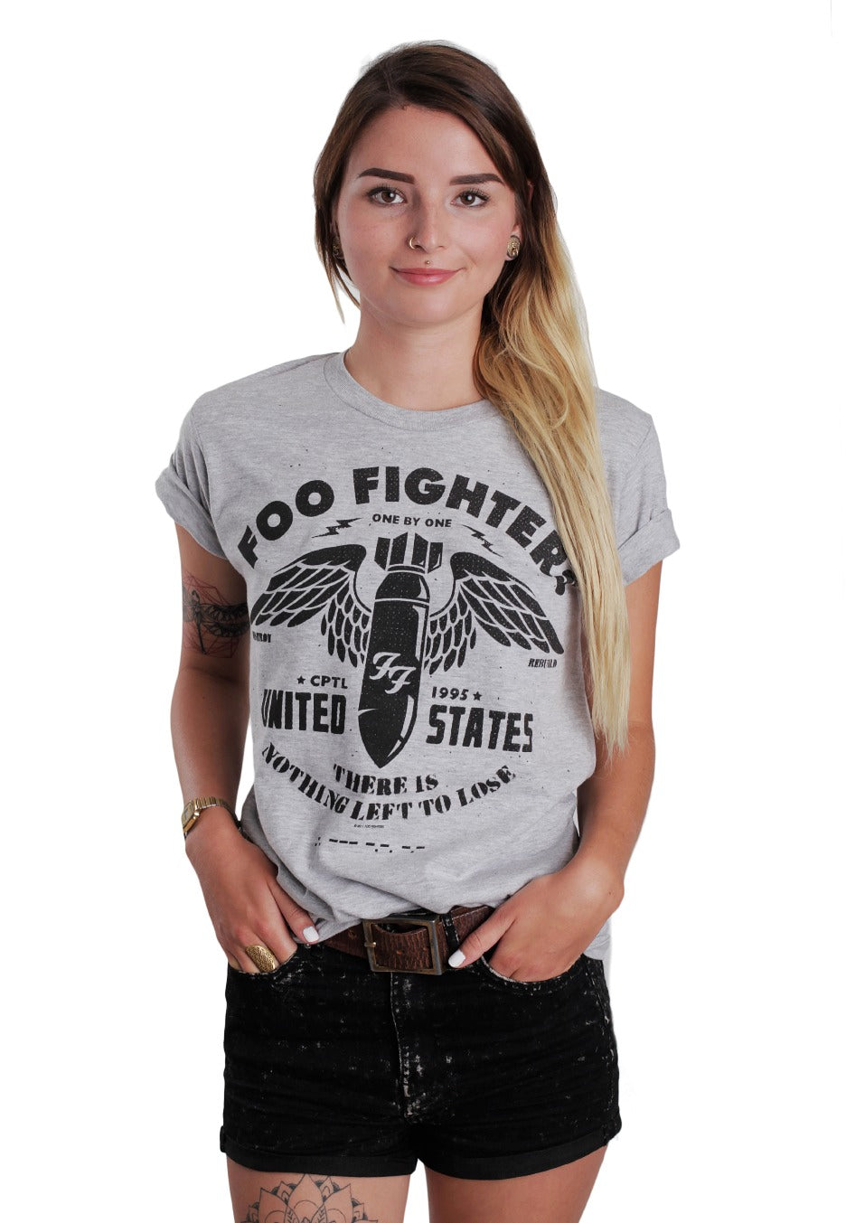 Foo Fighters - Nothing Left To Lose Heather Grey - T-Shirt | Women-Image