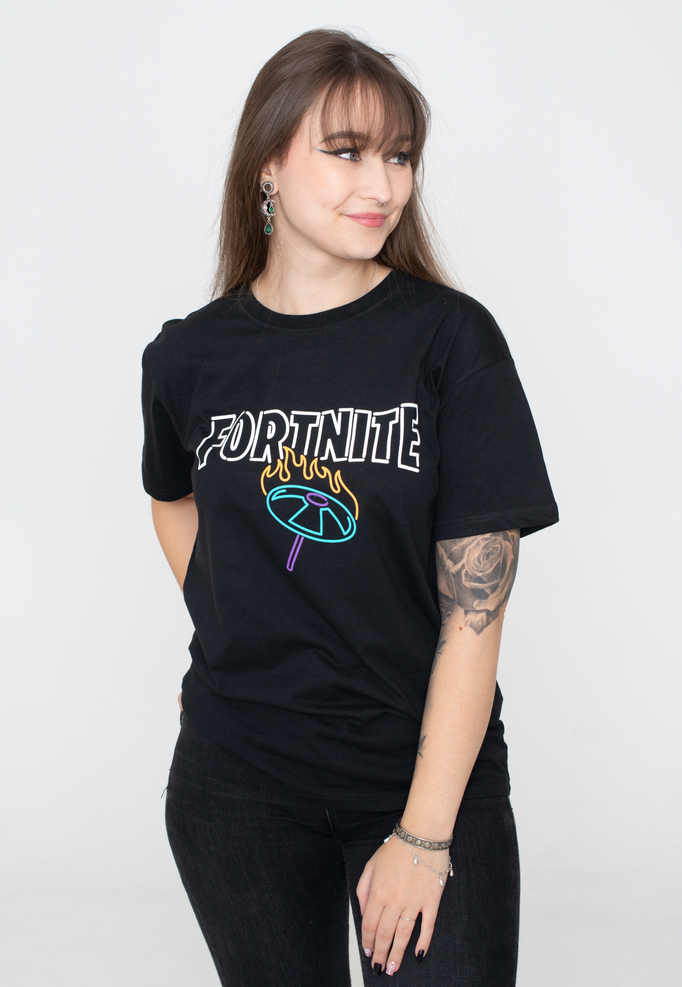 Fortnite - Neon Logo - T-Shirt | Women-Image