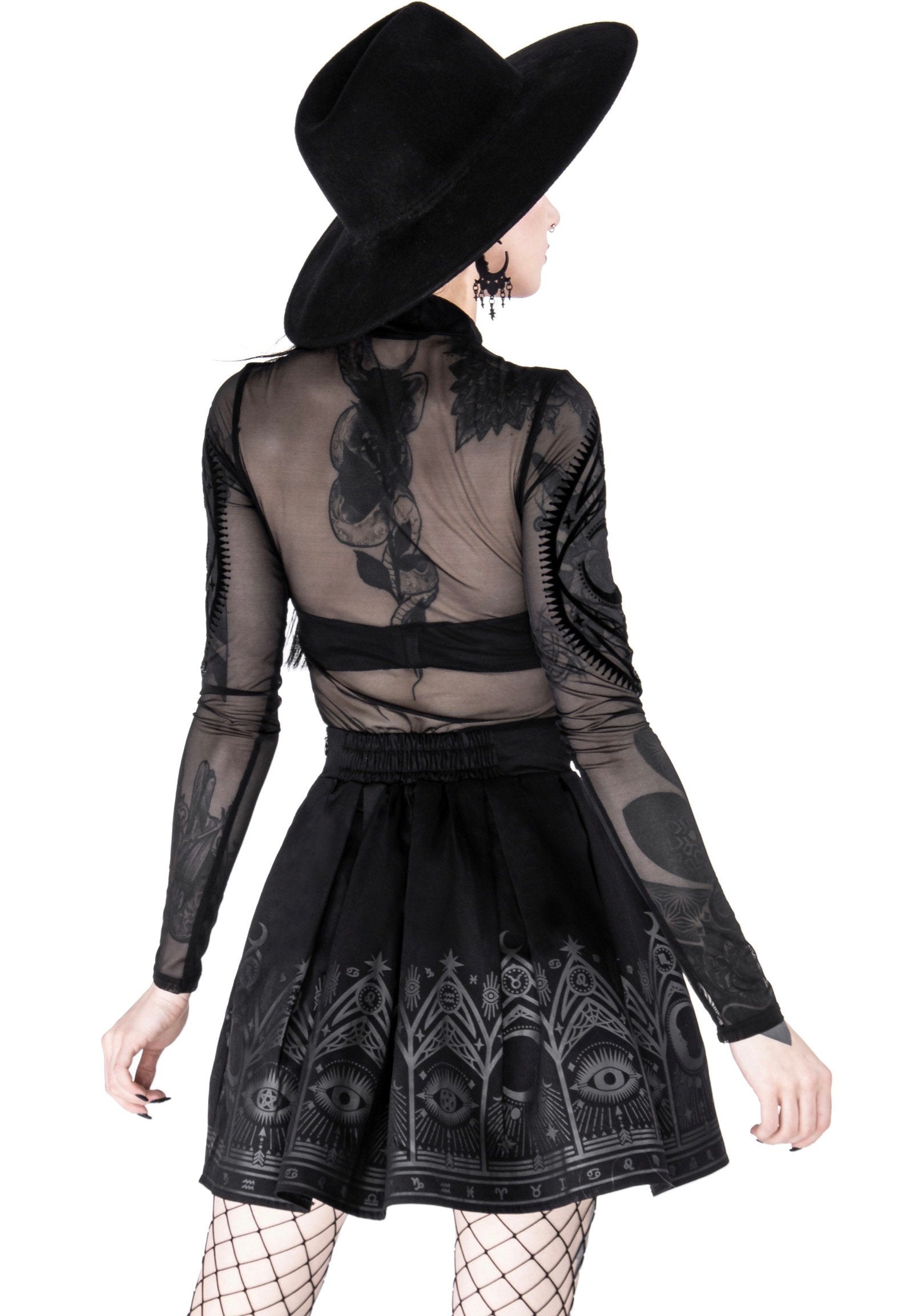 Restyle - Fortune Teller Black - Skirt | Women-Image