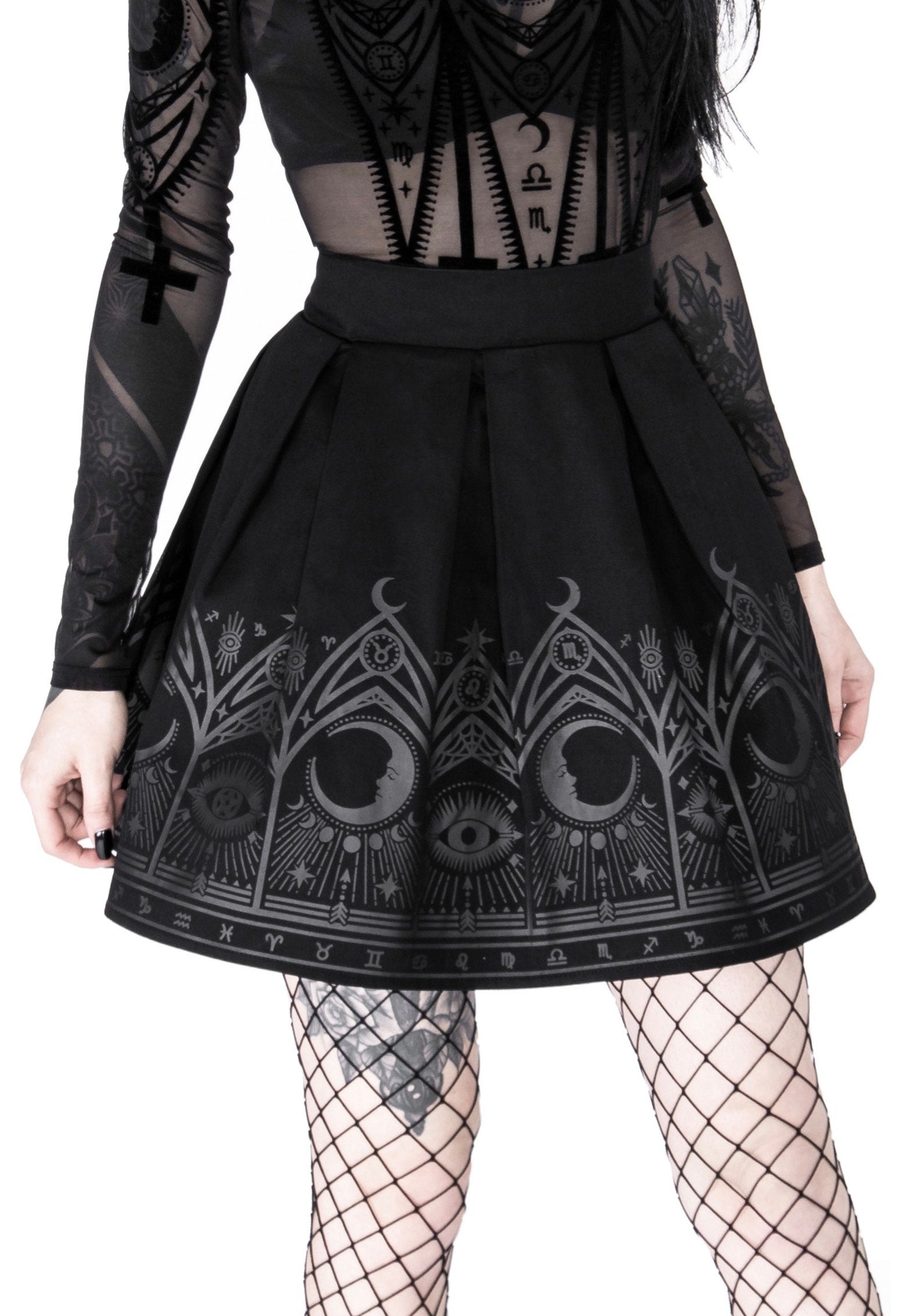 Restyle - Fortune Teller Black - Skirt | Women-Image