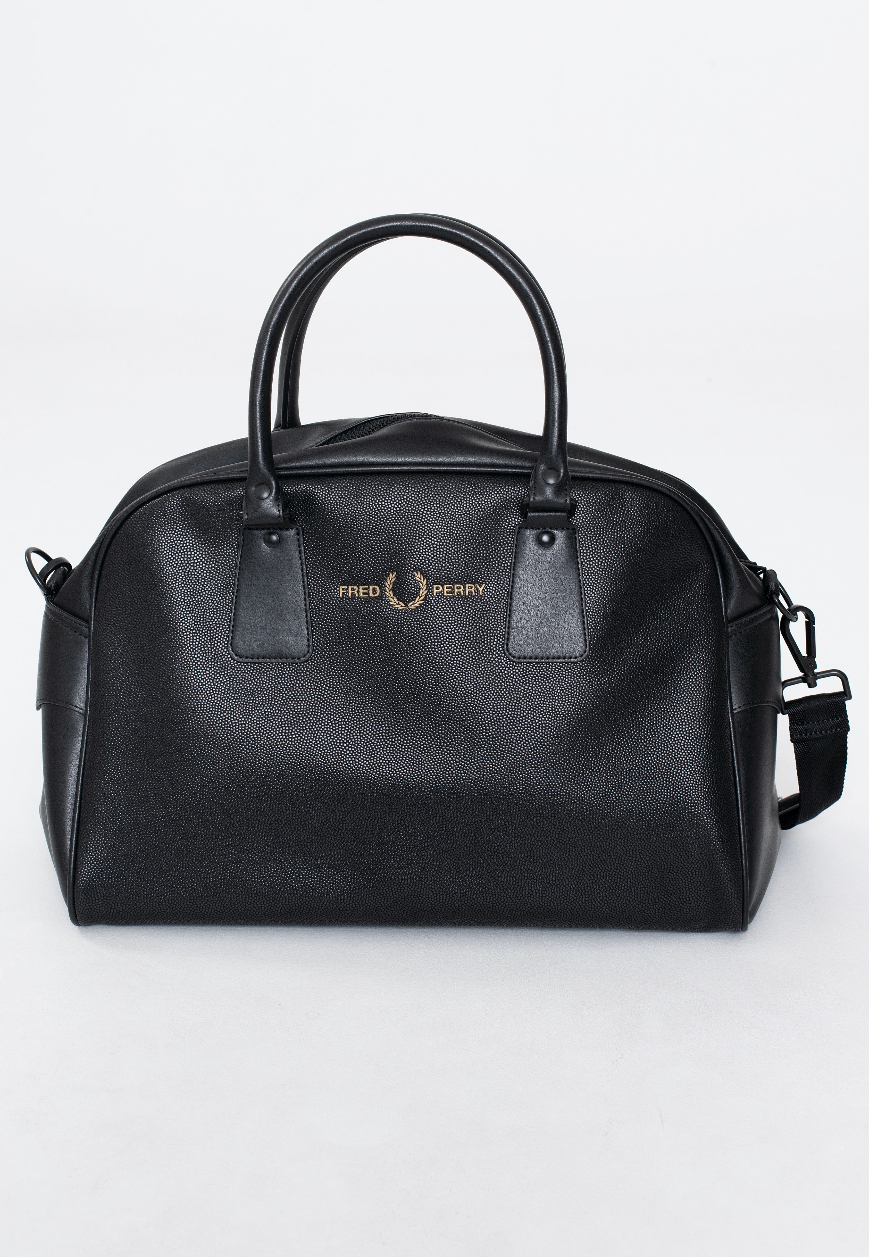 Fred Perry - Scotch Grain Pu Grip Black - Bag | Neutral-Image