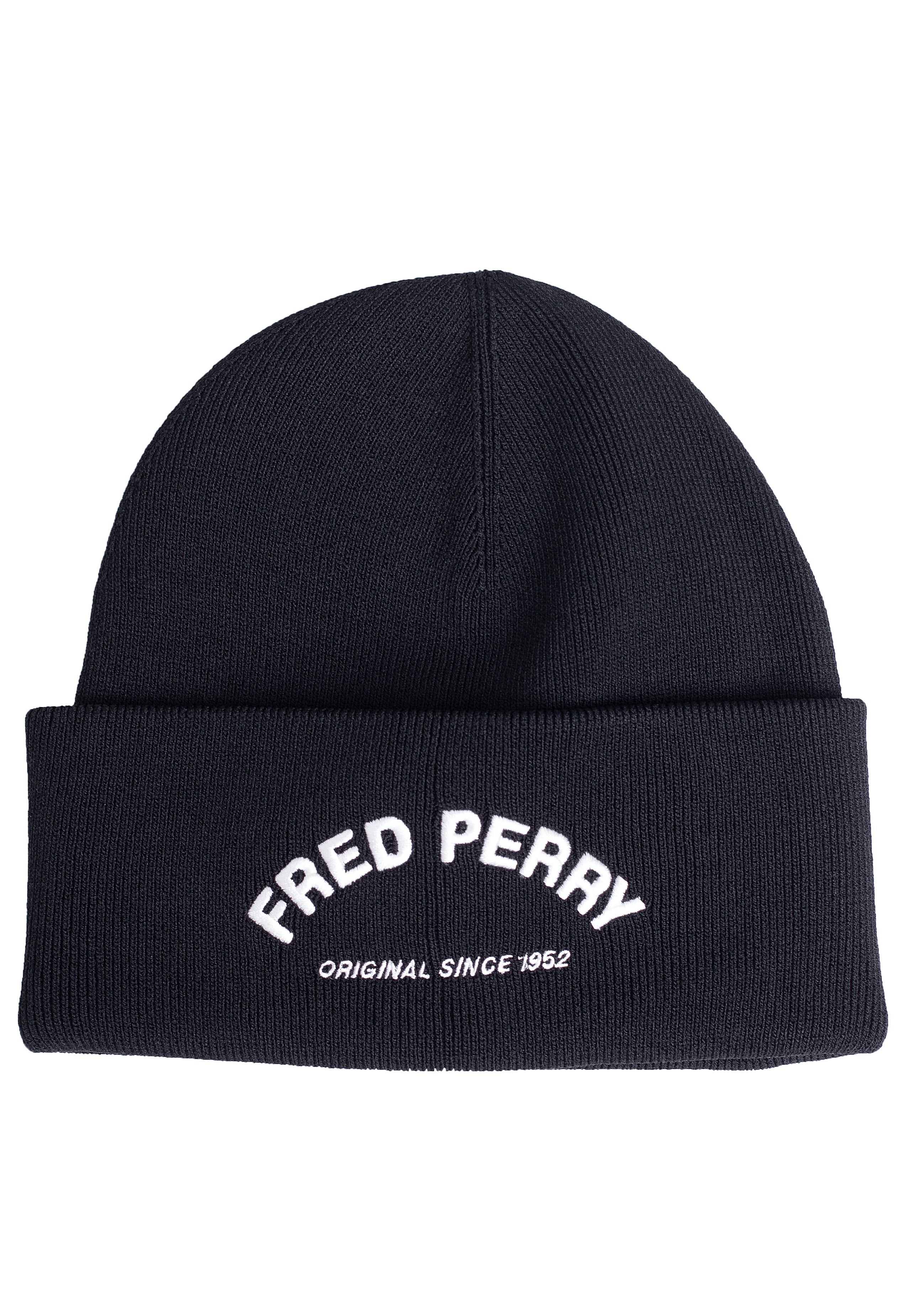 Fred Perry - Arch Branded Black - Beanie | Neutral-Image