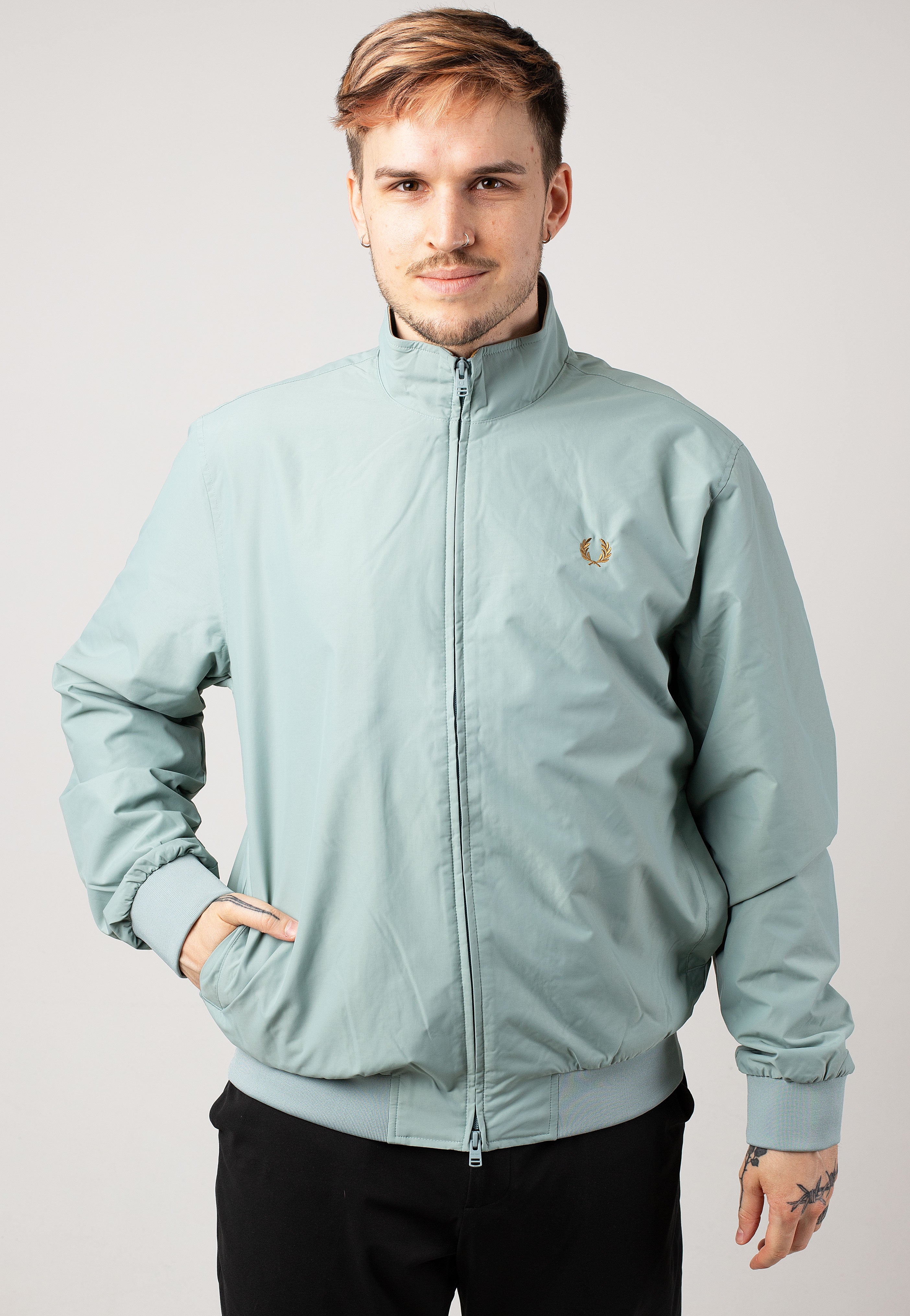 Fred Perry - Brentham Silver Blue - Jacket | Men-Image