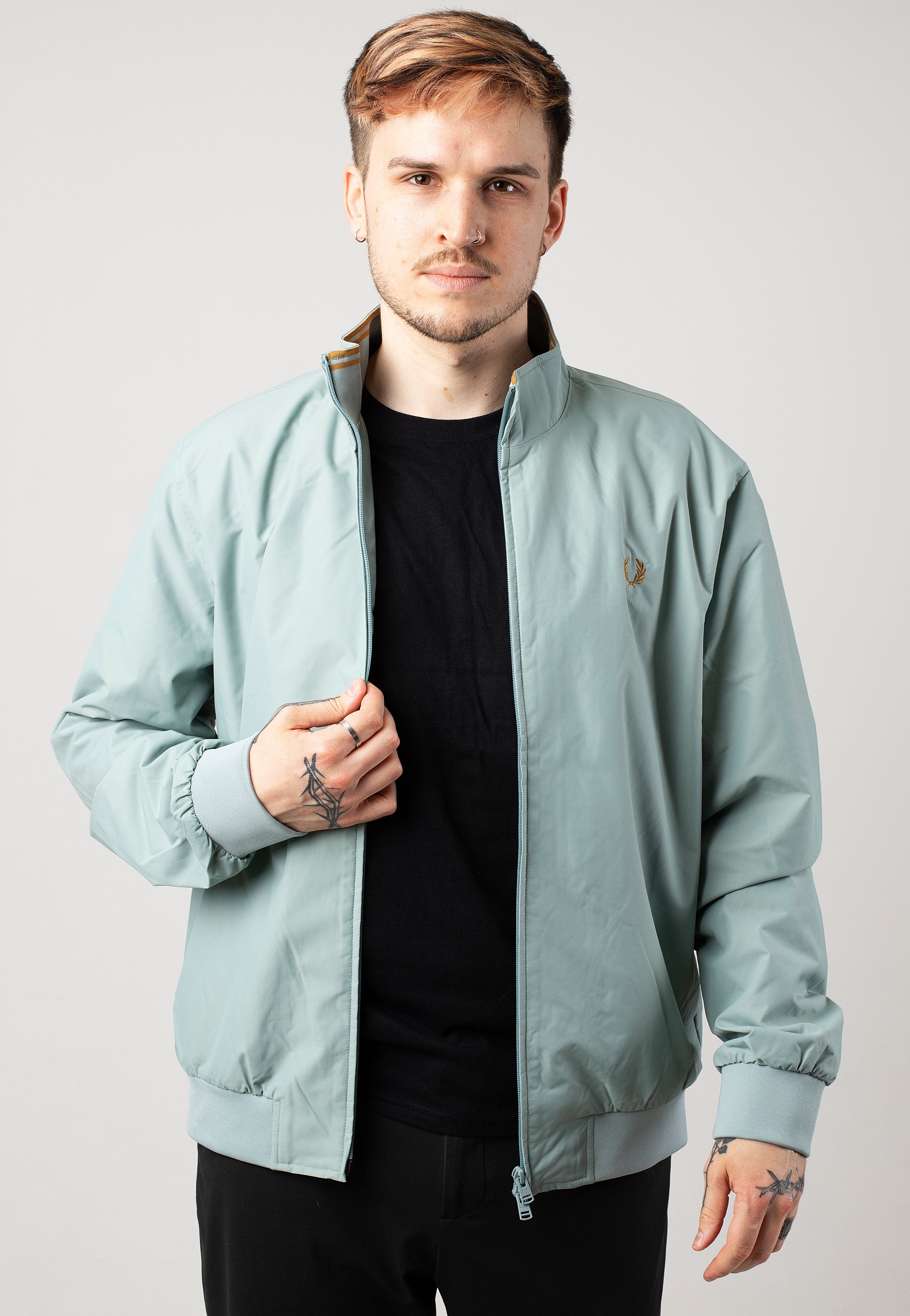 Fred Perry - Brentham Silver Blue - Jacket | Men-Image