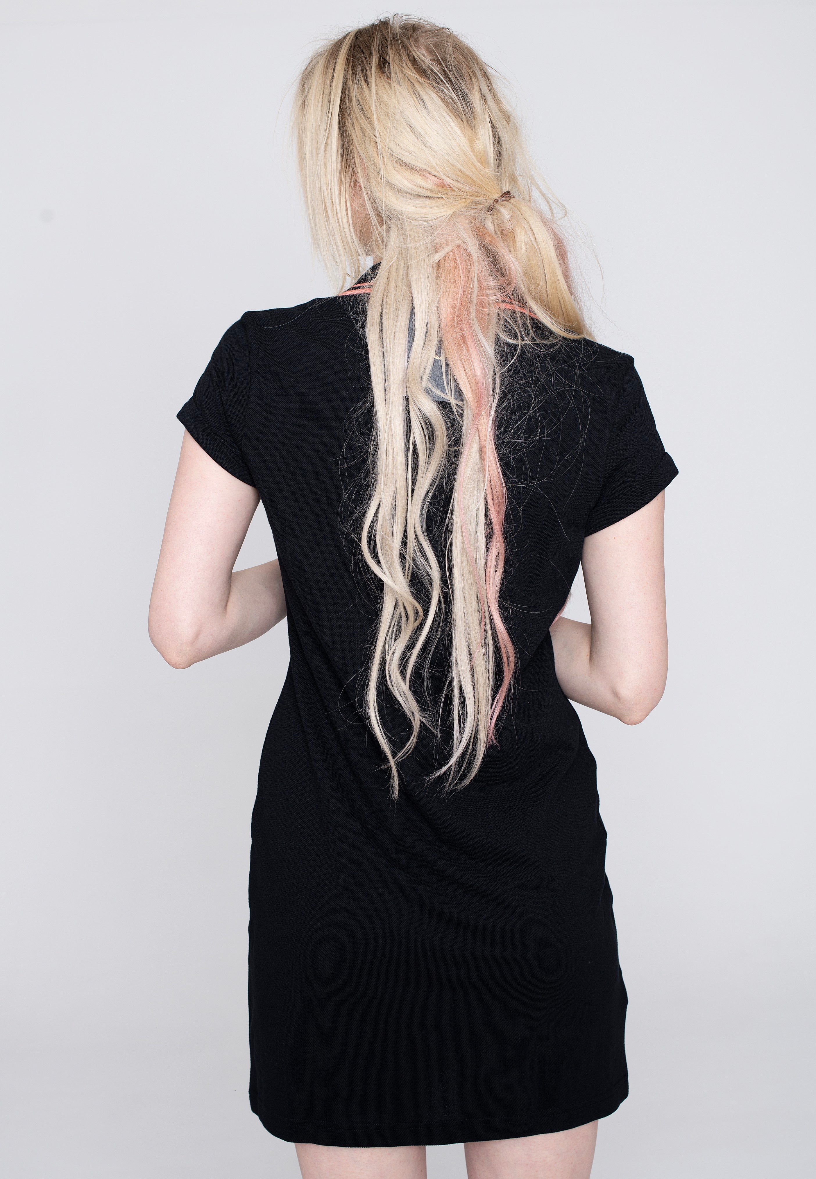 Fred Perry x Amy Winehouse - Button Thru Pique Shirt Black - Dress | Women-Image