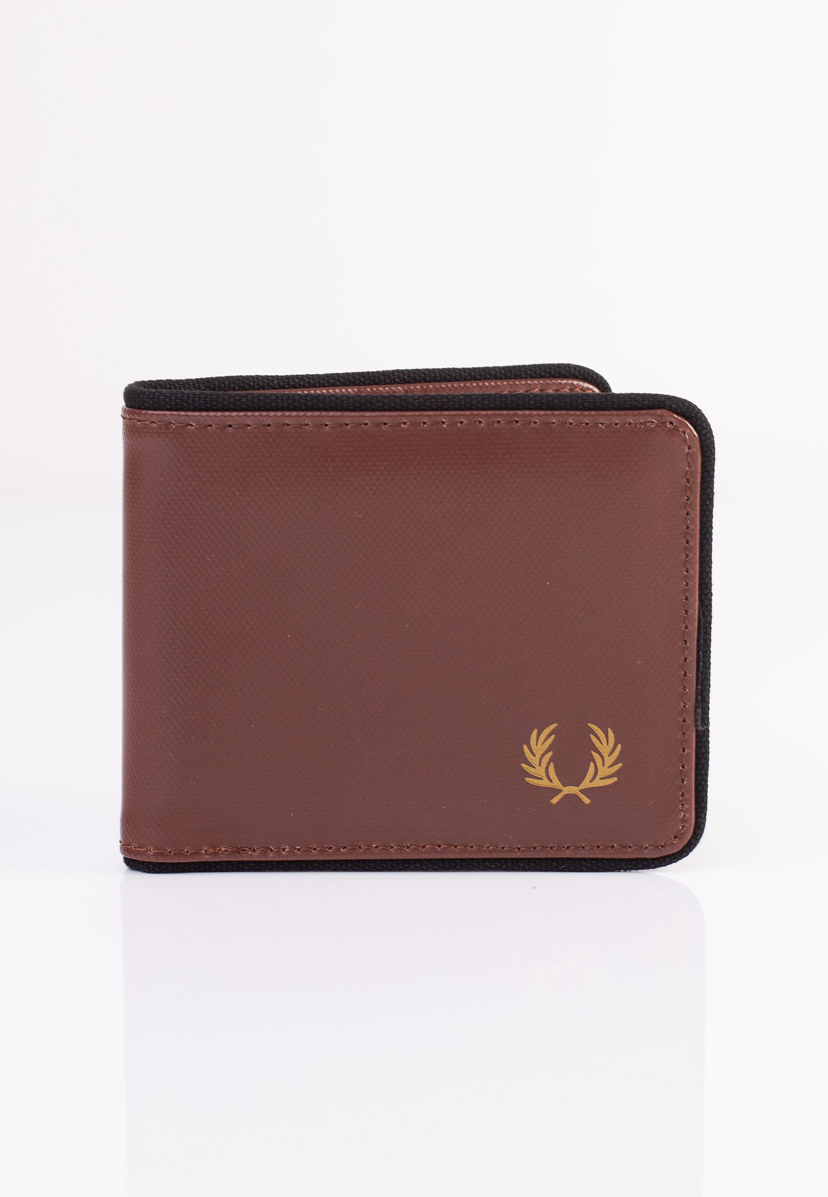 Fred Perry - Coated Polyester Billfold Whisky Brown - Wallet | Neutral-Image