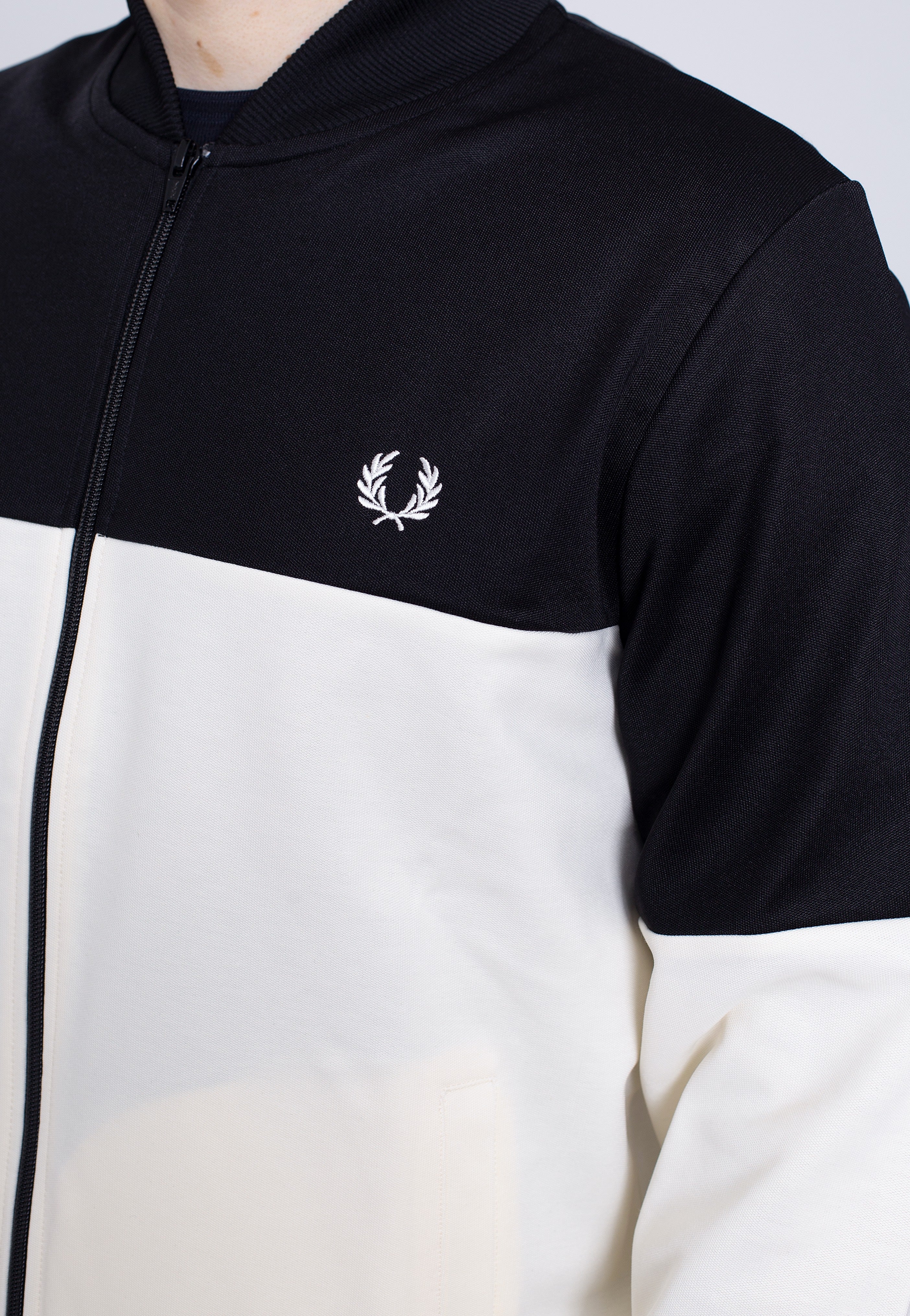 Fred Perry - Colour Block Track Black - Track Jacket | Men-Image