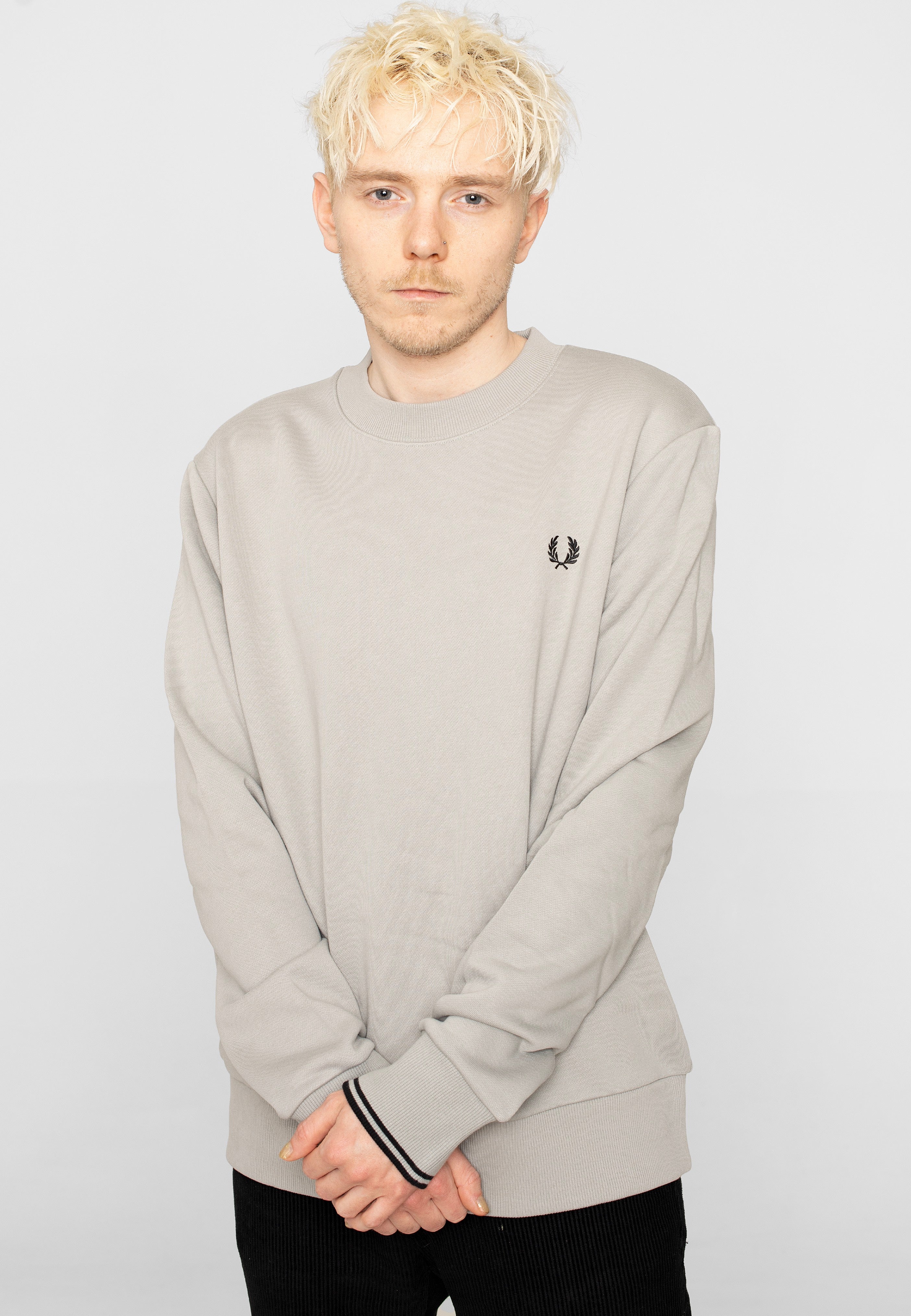 Fred Perry - Crew Neck Limestone - Sweater | Men-Image