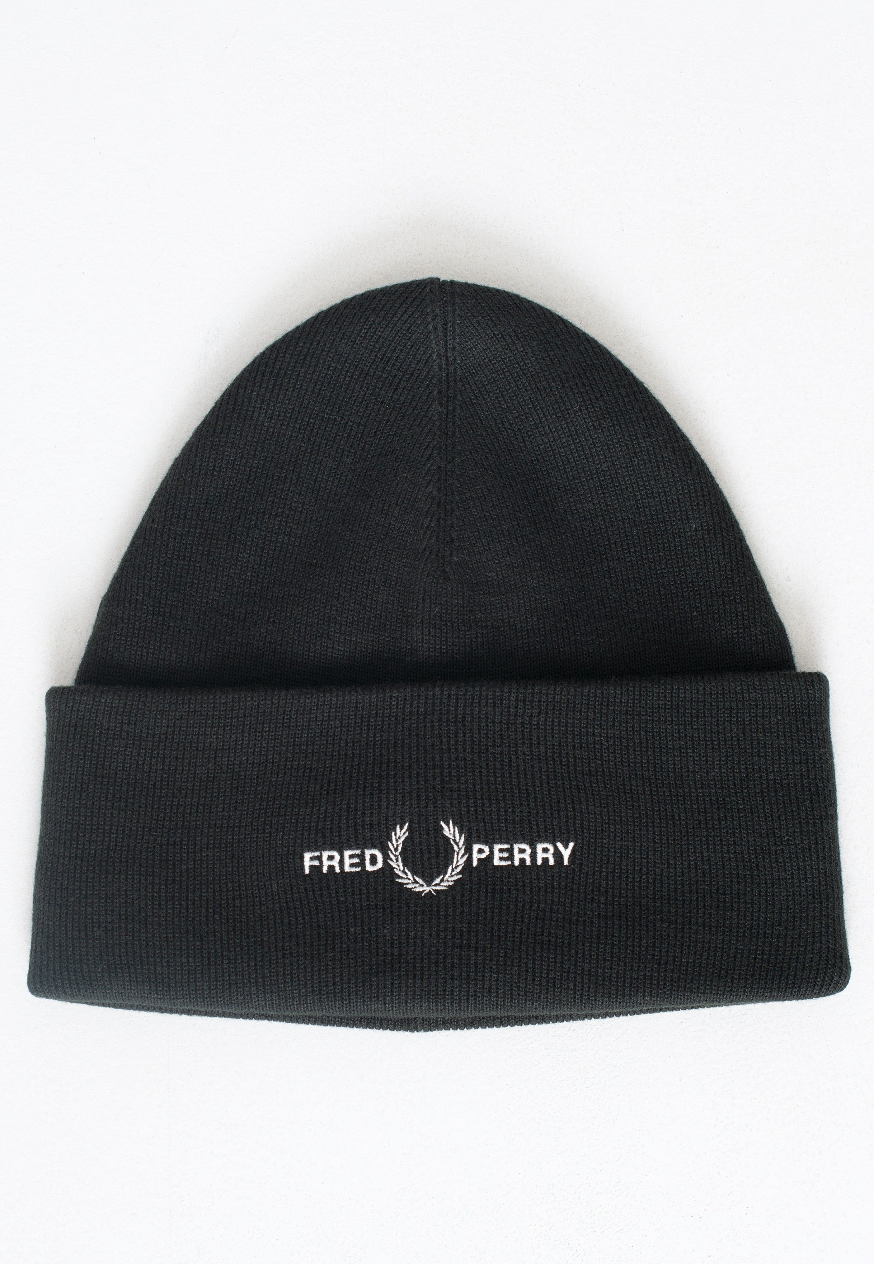 Fred Perry - Graphic Beanie Night Green - Beanie | Neutral-Image