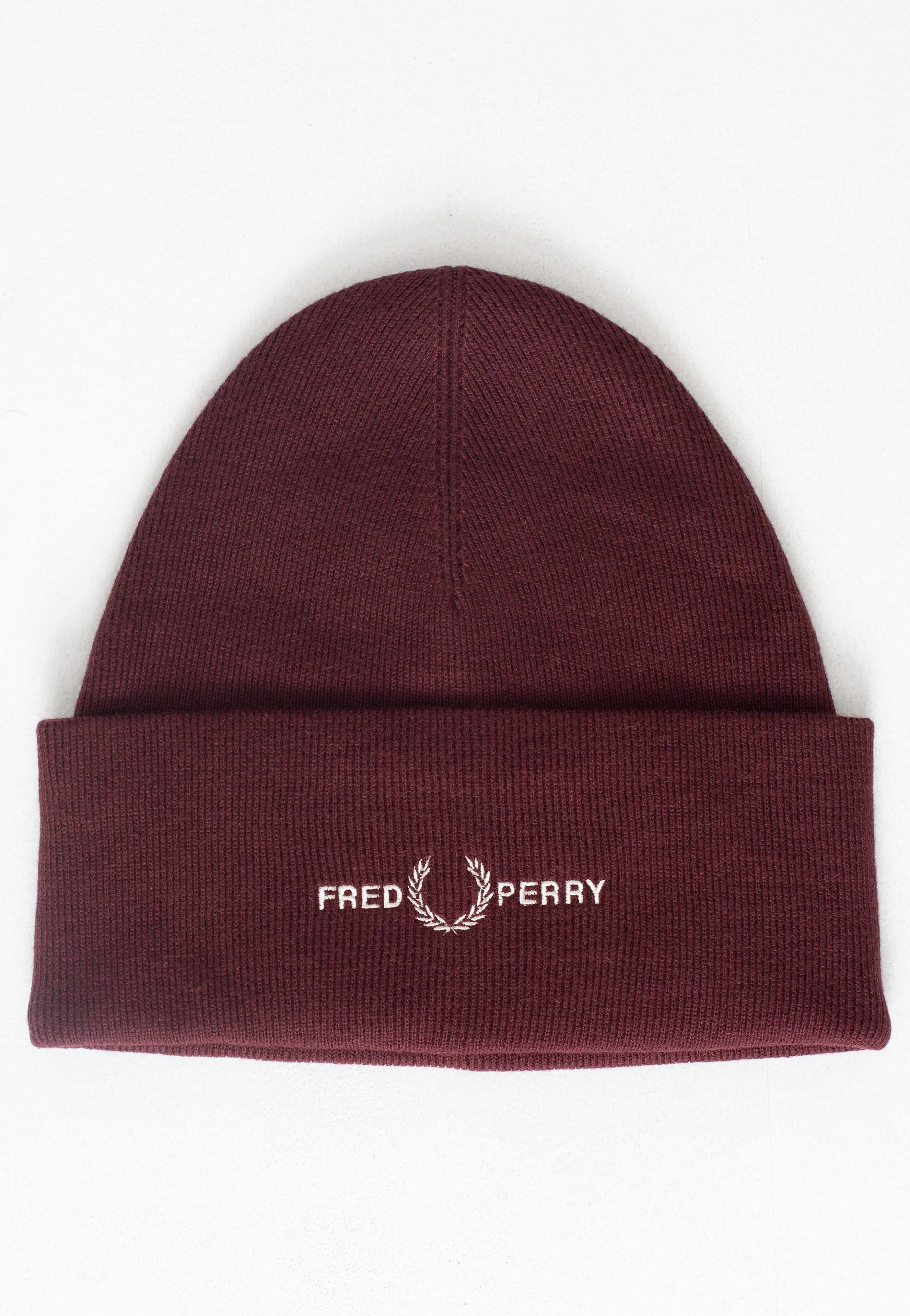 Fred Perry - Graphic Oxblood - Beanie | Neutral-Image