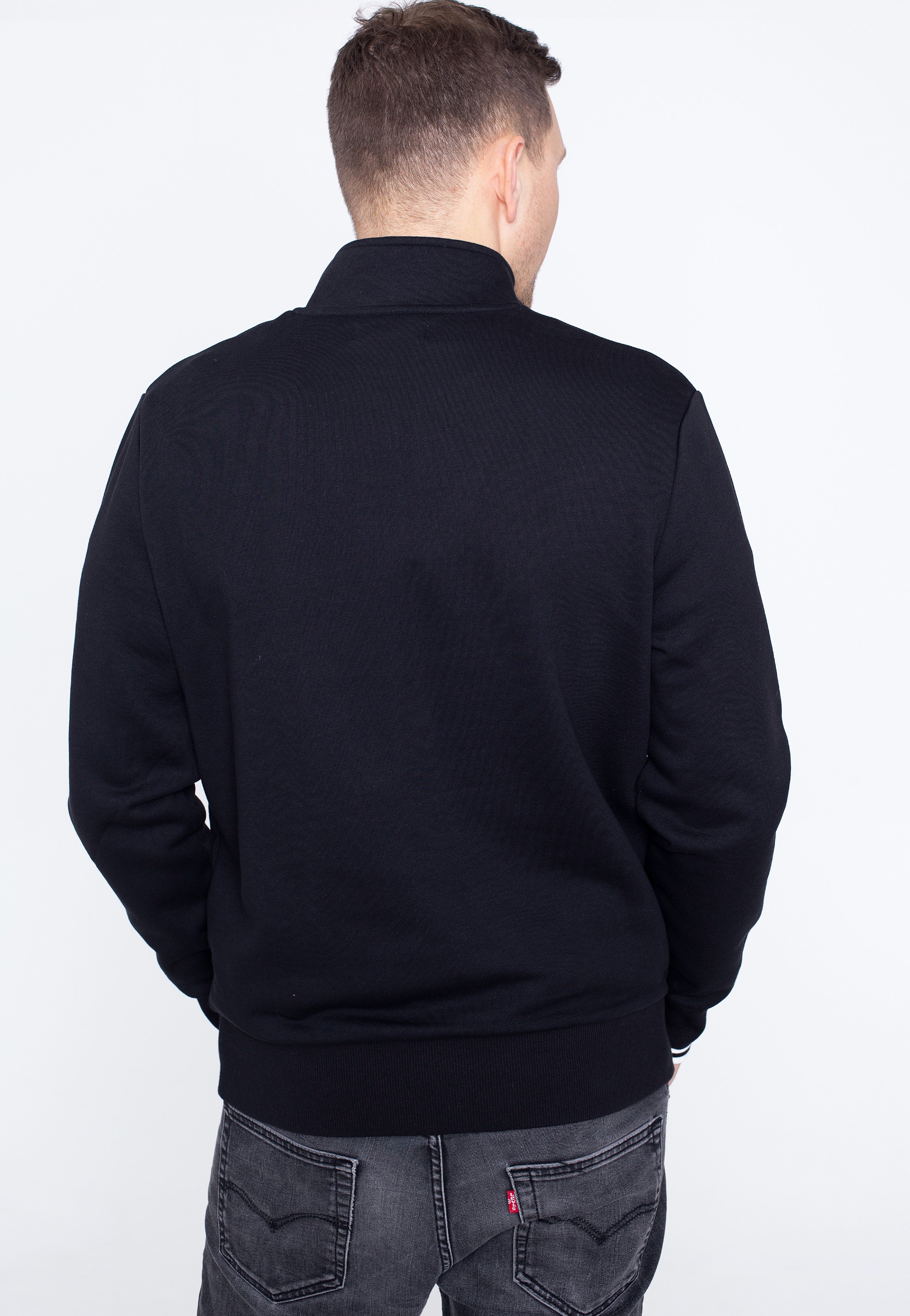 Fred Perry - Half Zip Black - Pullover | Men-Image