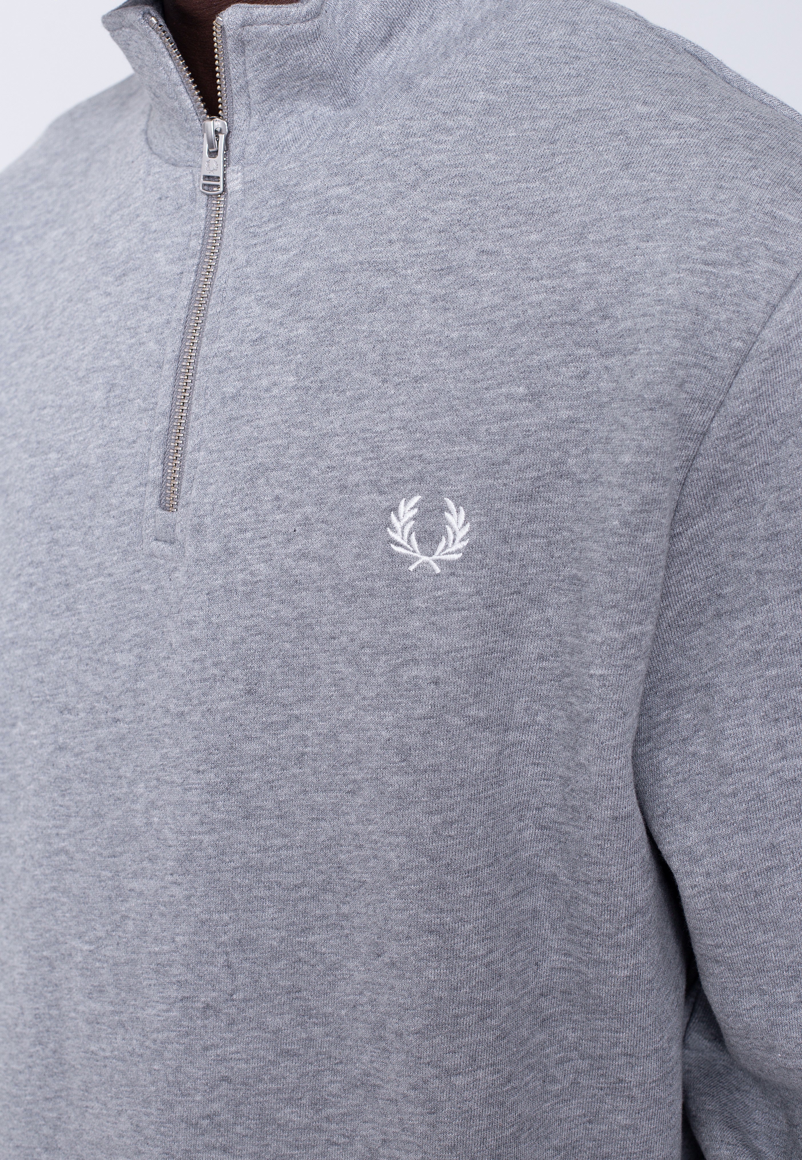 Fred Perry - Half Zip Steel Marl - Pullover | Men-Image