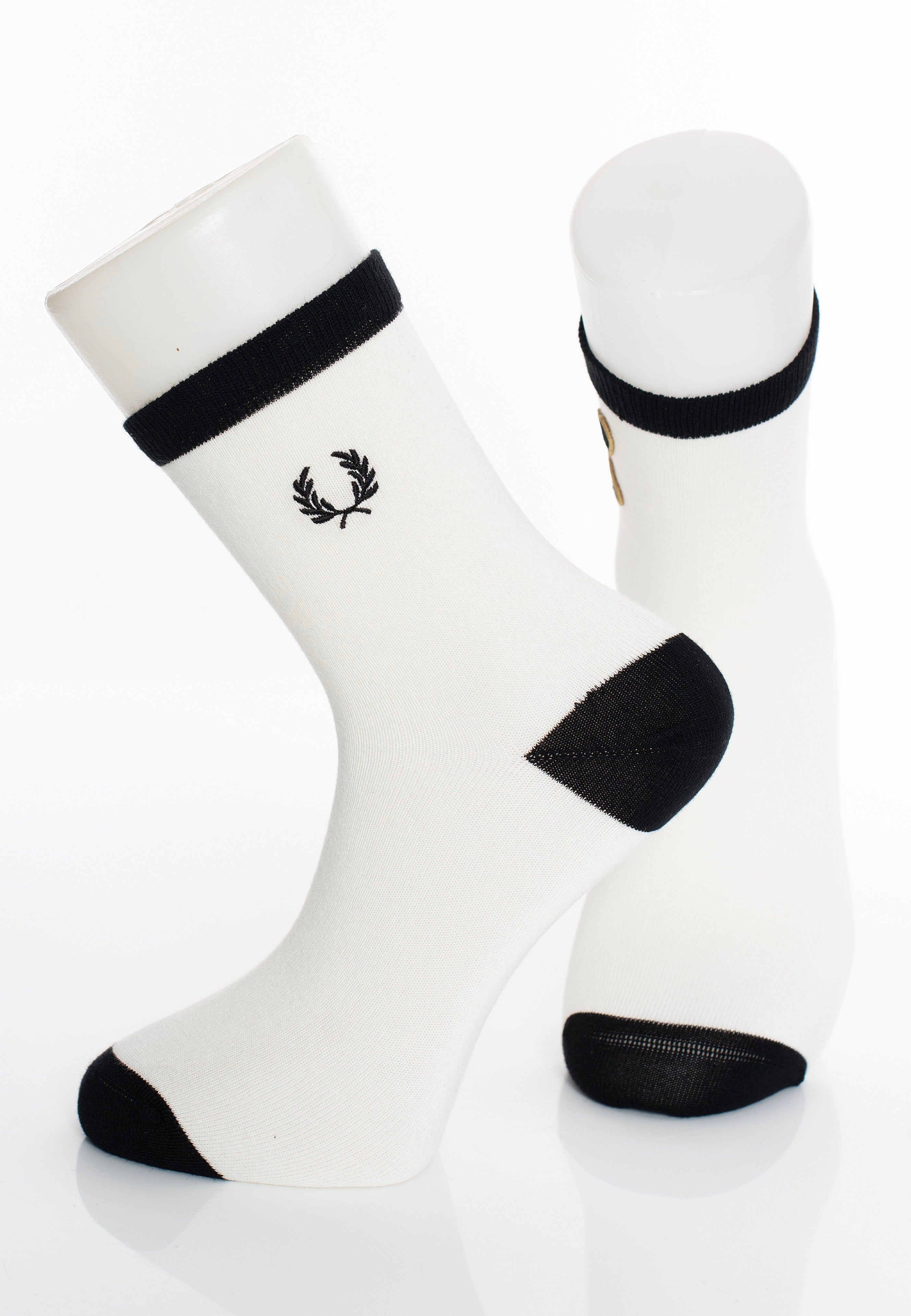 Fred Perry x Amy Winehouse - Heart Snow White - Socks | Neutral-Image