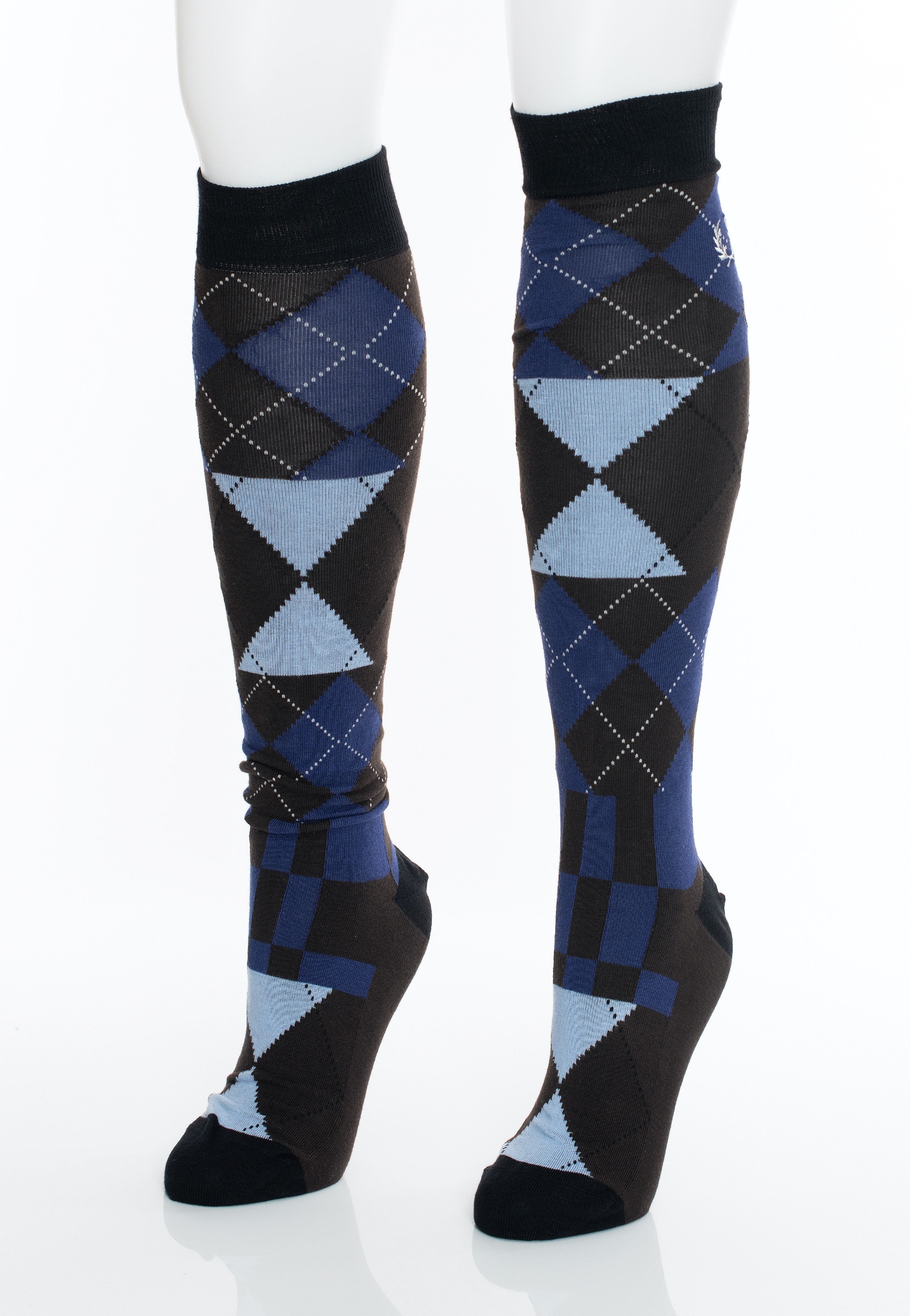 Fred Perry - Long Argyle Burnt Tobacco - Socks | Neutral-Image