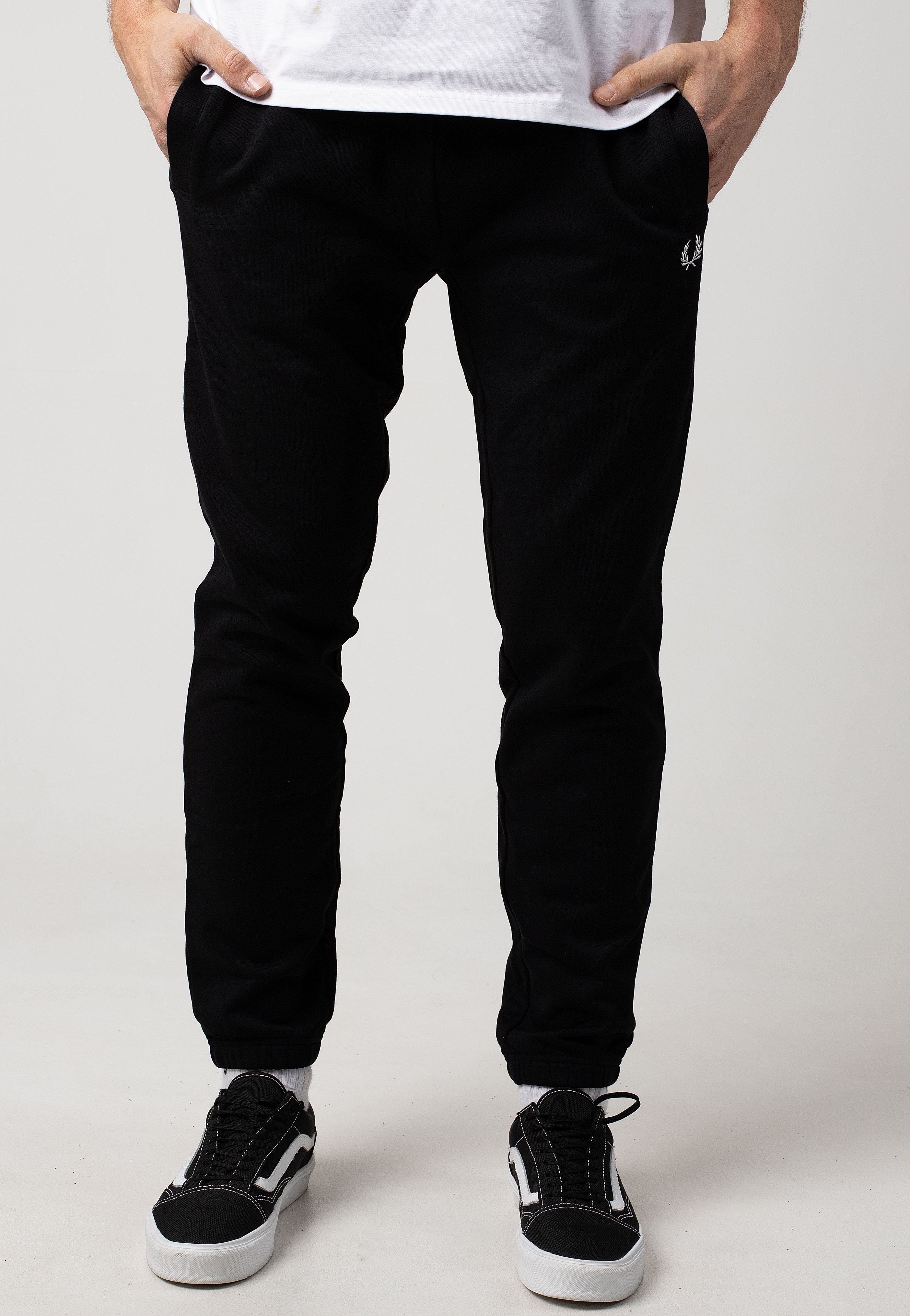 Fred Perry - Loopback Black - Sweat Pants | Men-Image