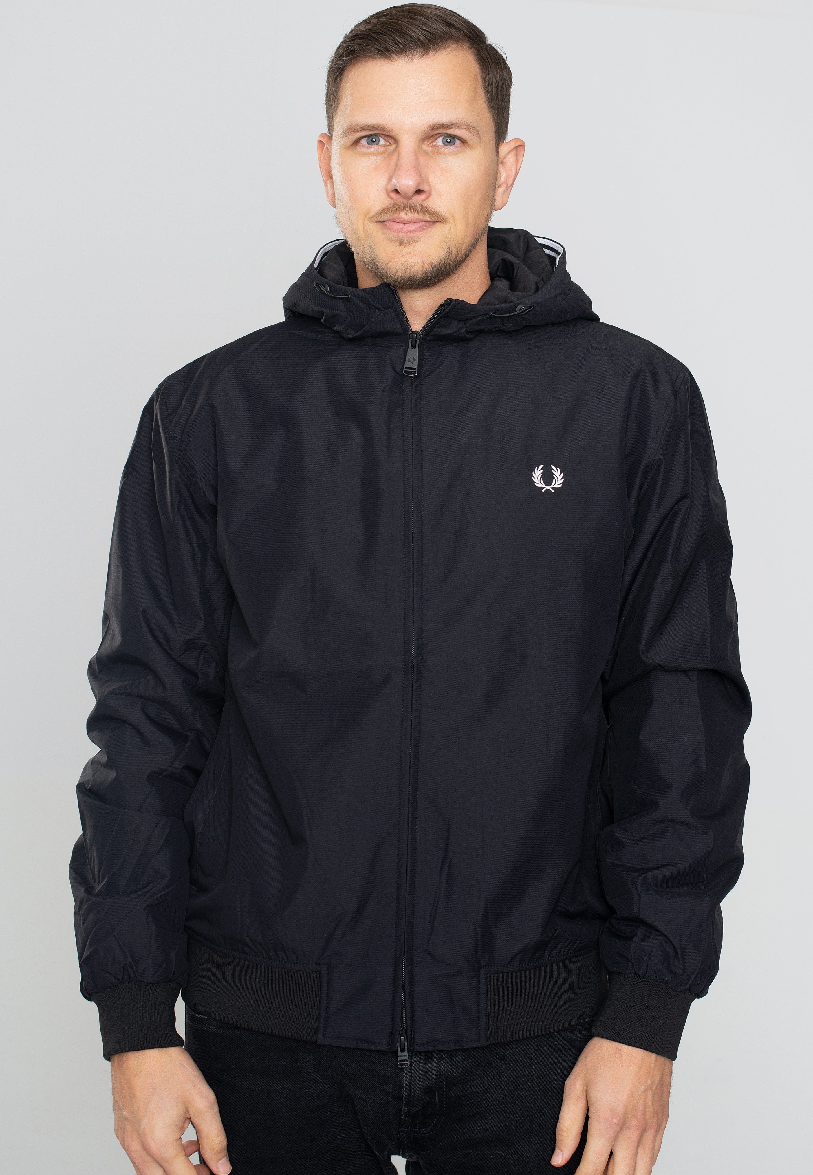 Fred Perry - Padded Hooded Brentham Black - Jacket | Men-Image