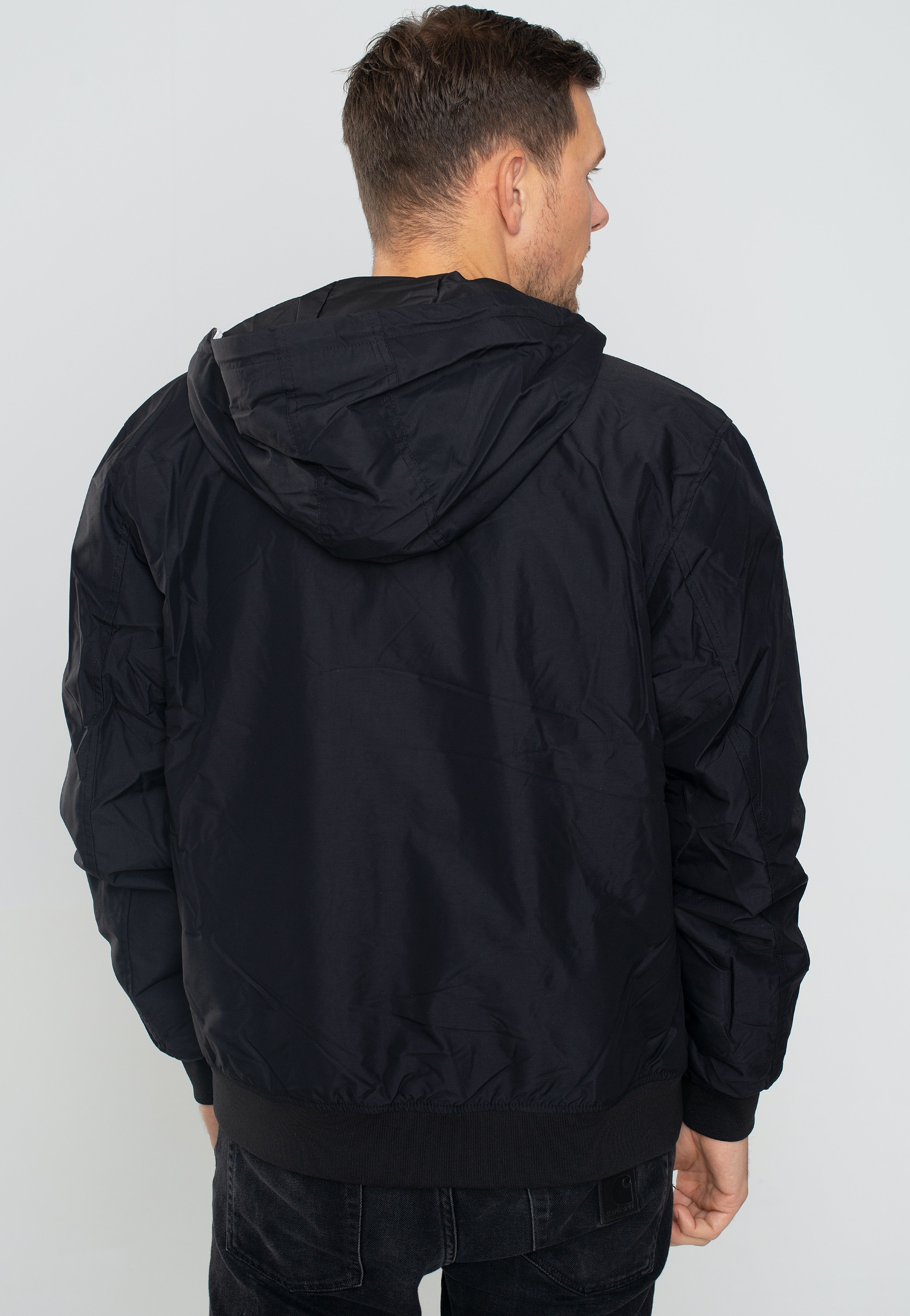 Fred Perry - Padded Hooded Brentham Black - Jacket | Men-Image