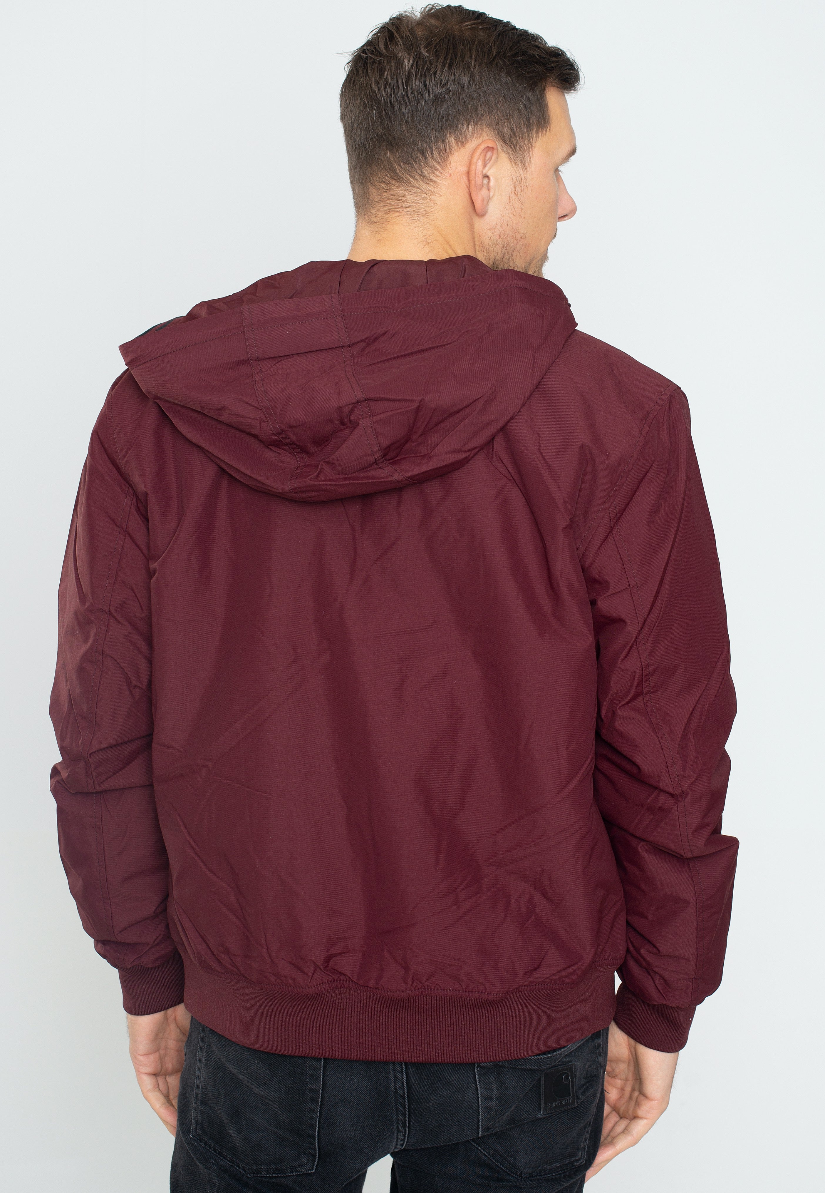 Fred Perry - Padded Hooded Brentham Oxblood - Jacket | Men-Image