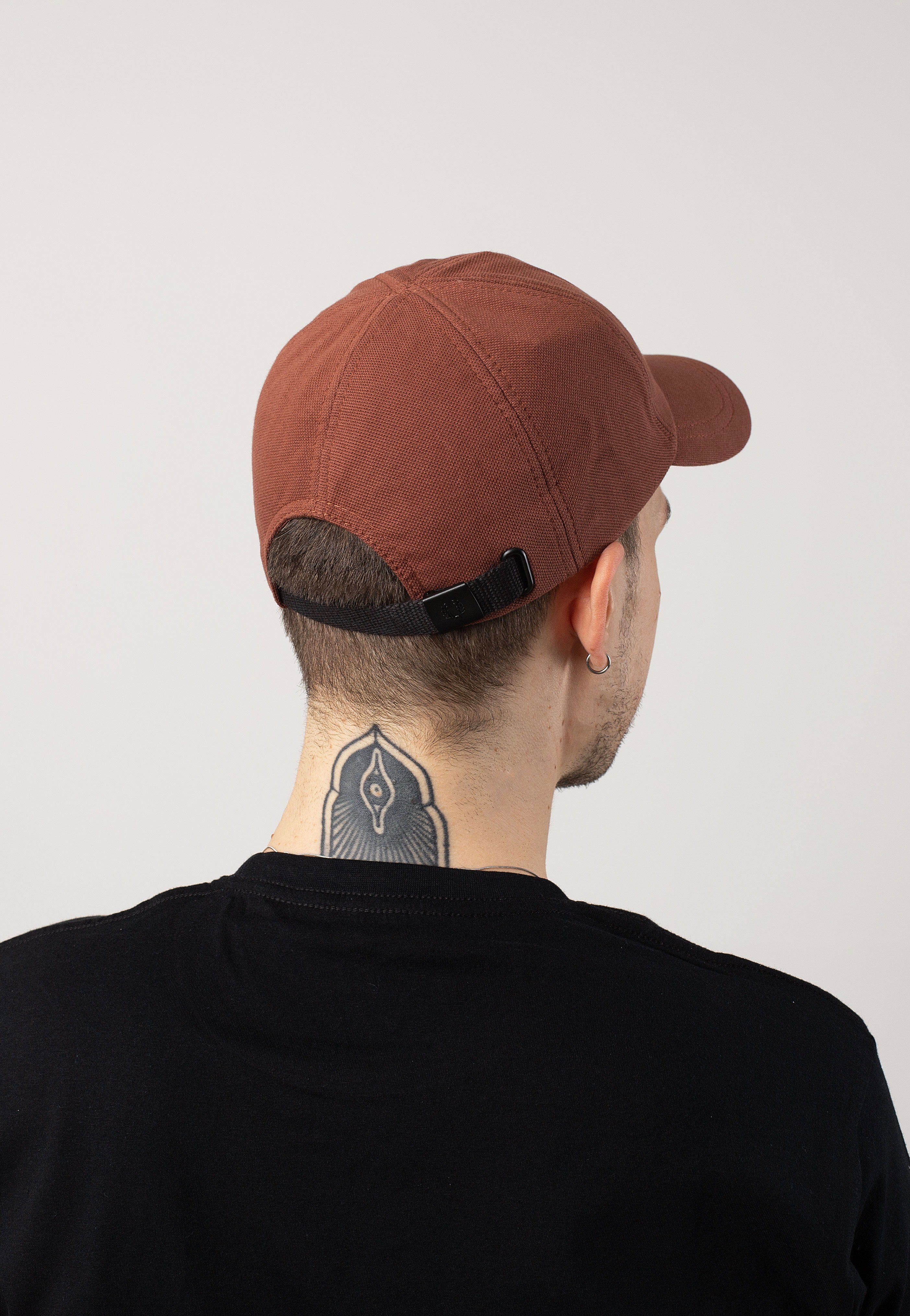 Fred Perry - Pique Classic Whisky Brown/Porridge Marl - Cap | Neutral-Image