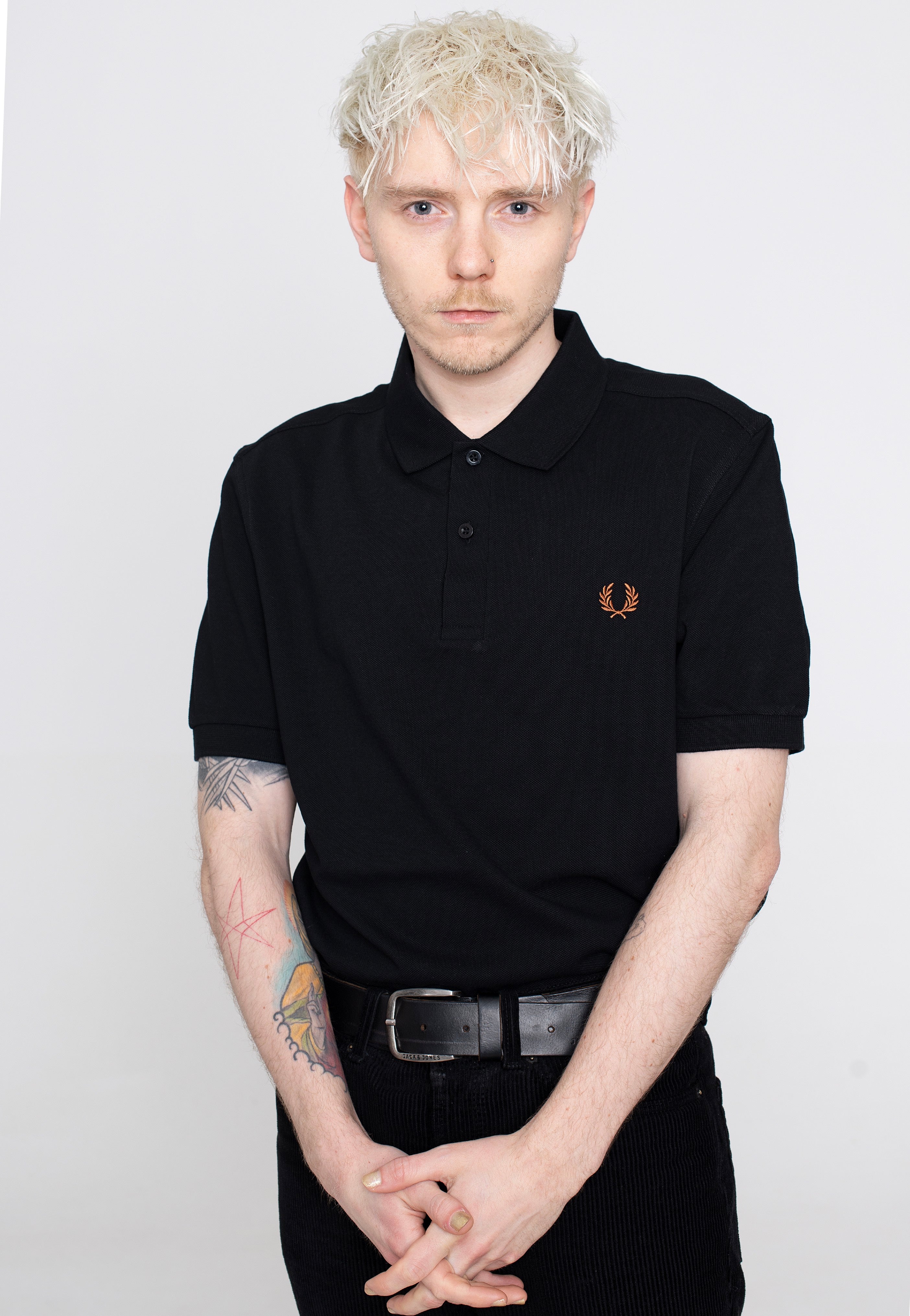 Fred Perry - Plain Black - Polo | Men-Image