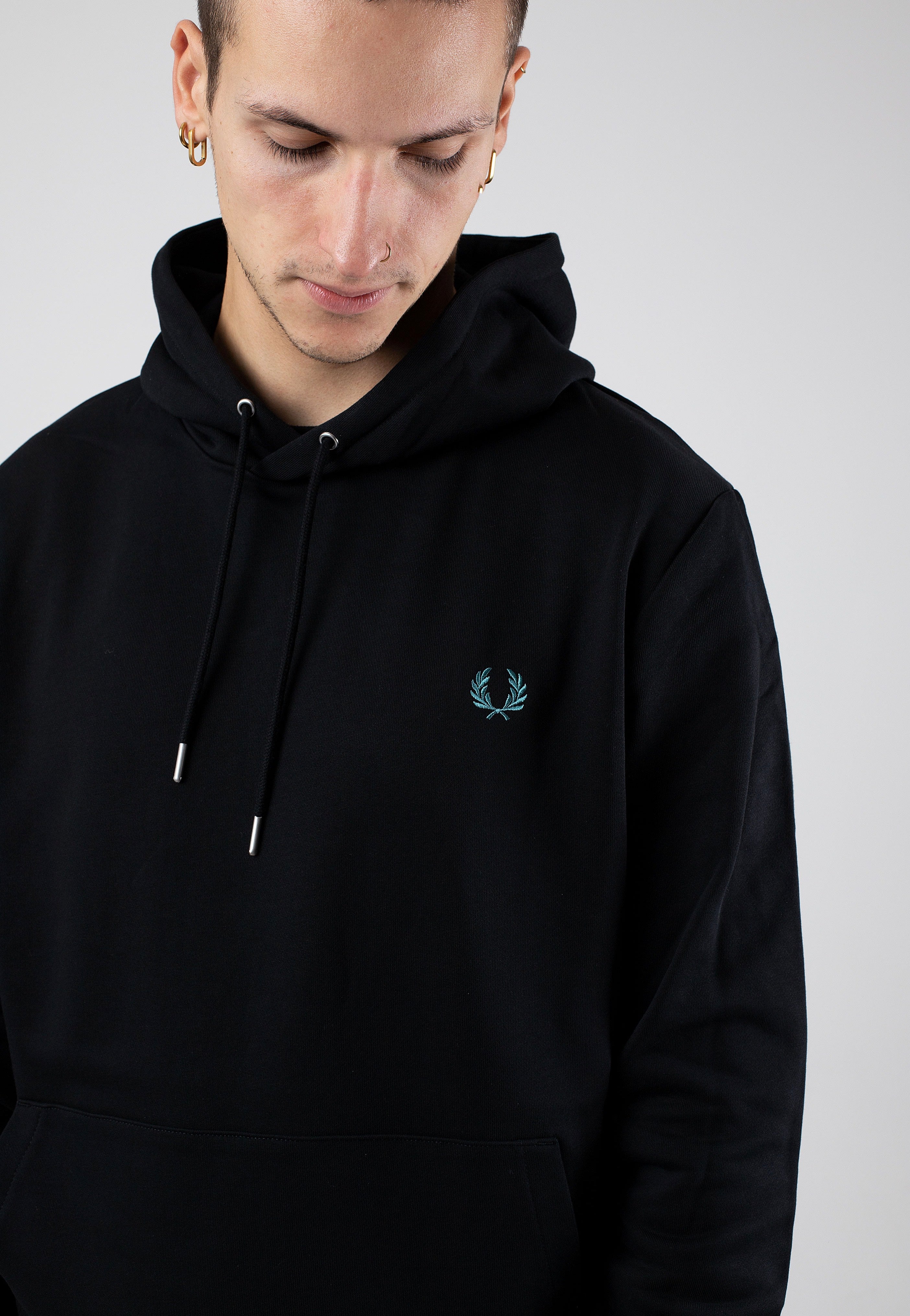 Fred Perry - Rave Graphic Black - Hoodie | Men-Image