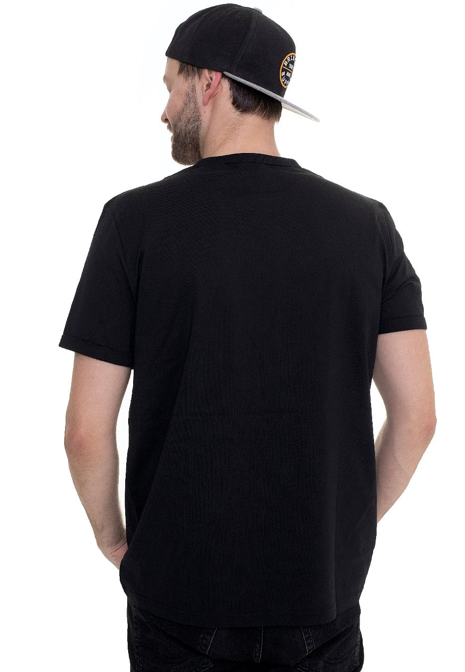 Fred Perry - Ringer Black - T-Shirt | Men-Image