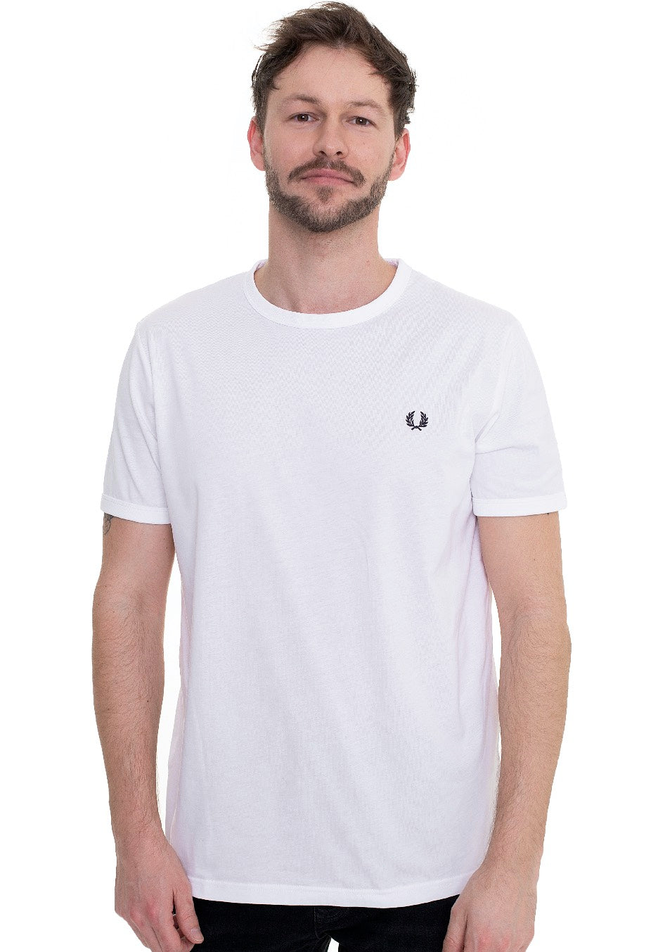 Fred Perry - Ringer White - T-Shirt | Men-Image