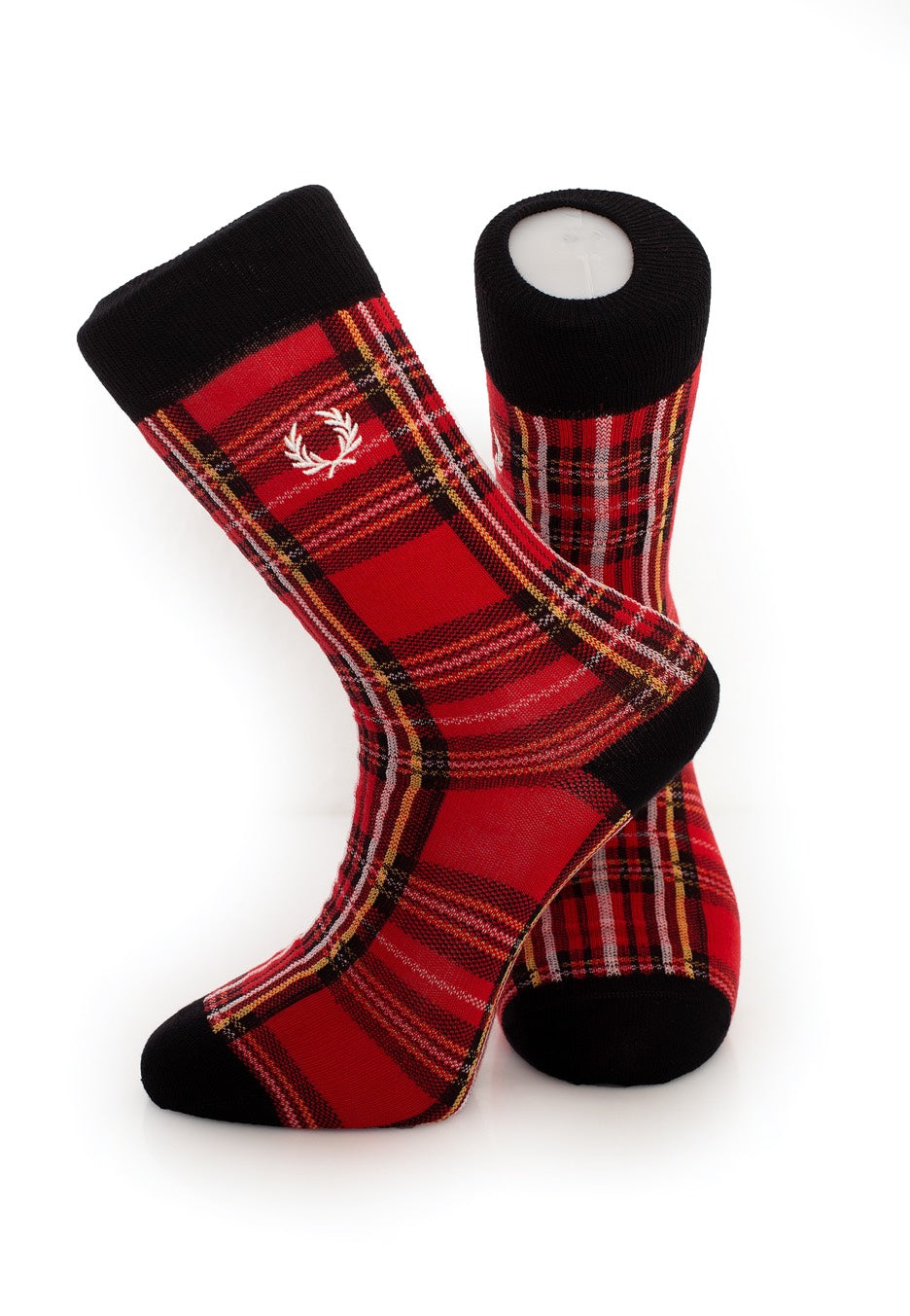 Fred Perry - Royal Stewart Tartan Red - Socks | Men-Image