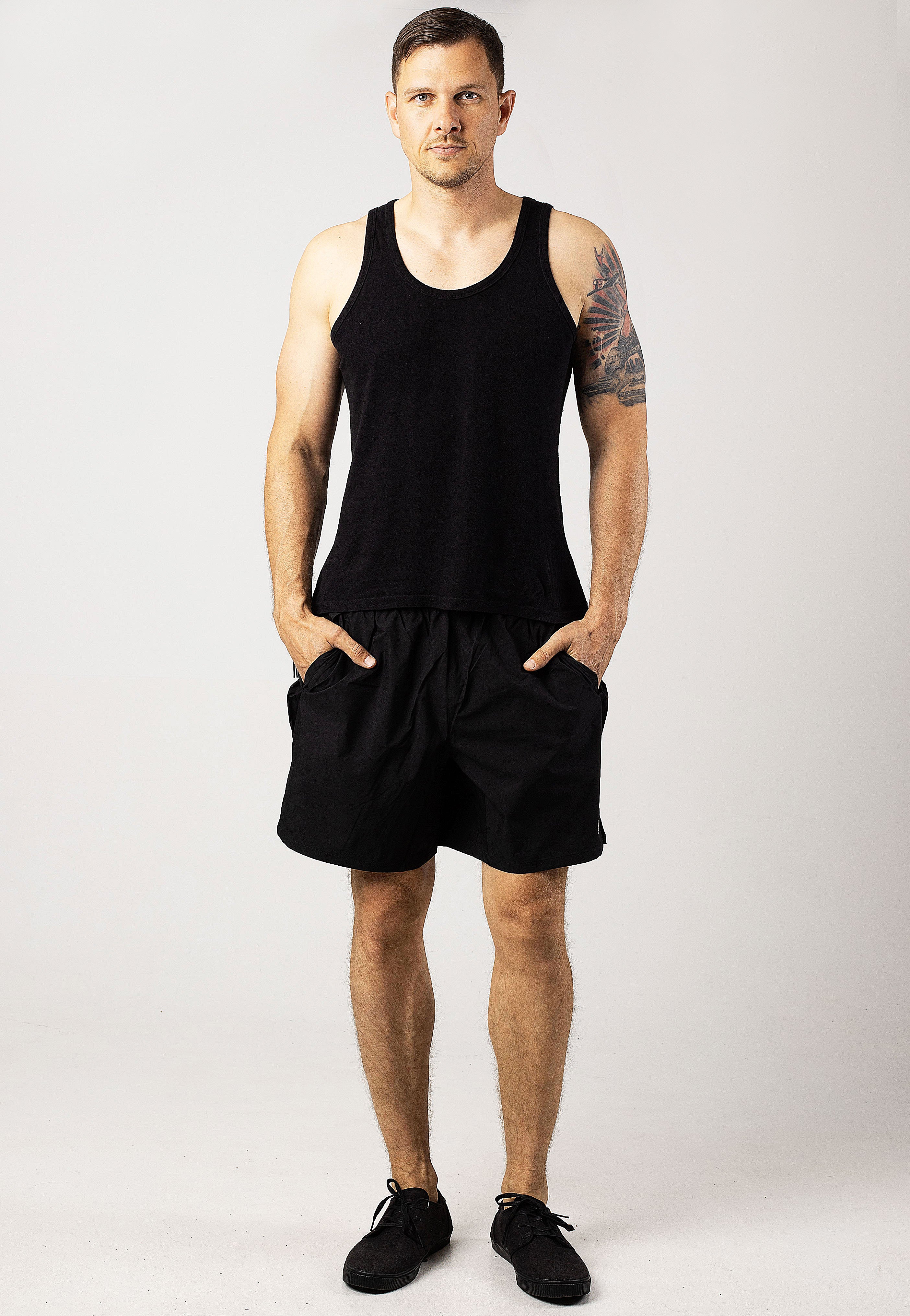 Fred Perry - Shell Black - Shorts | Men-Image