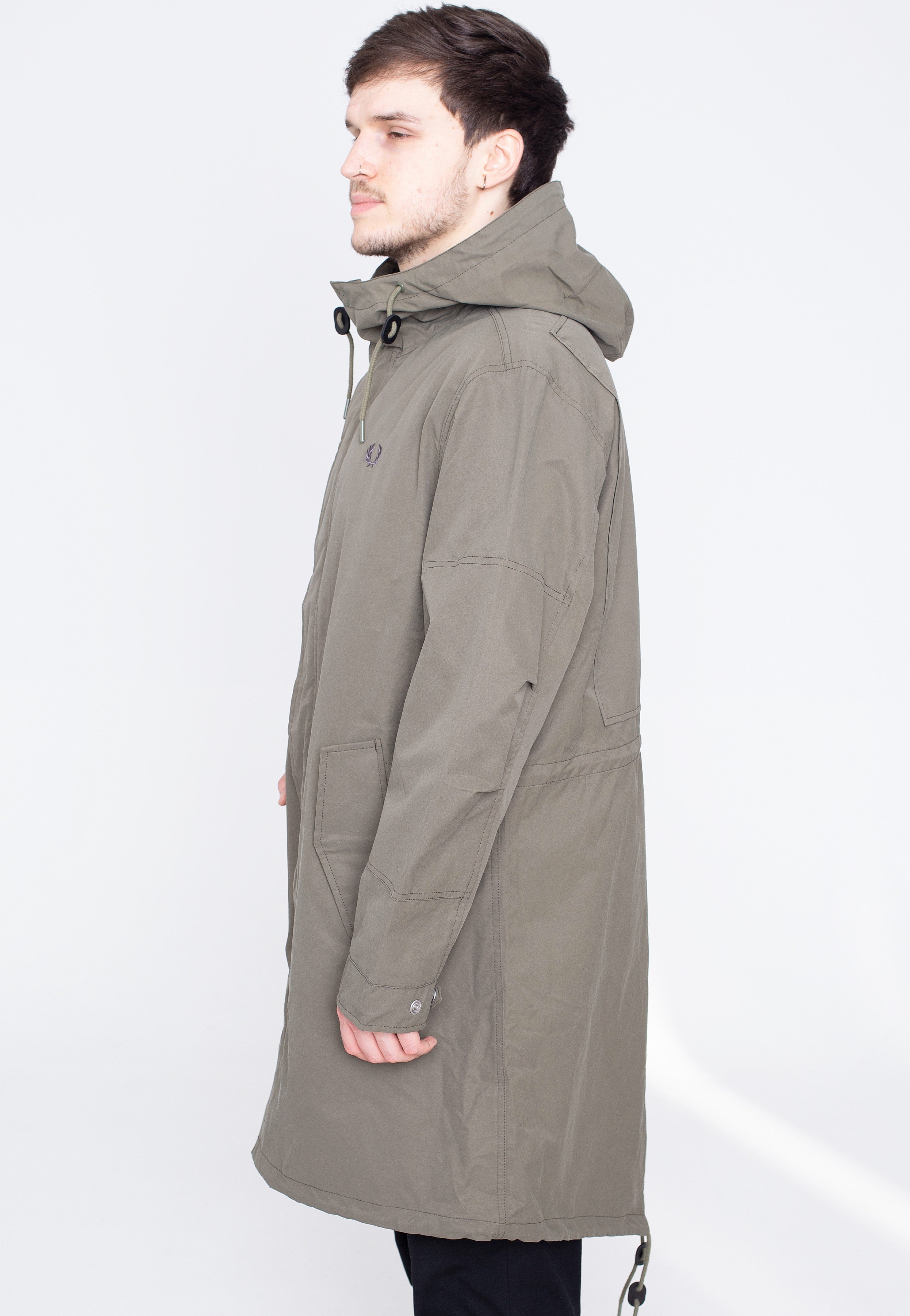 Fred Perry - Shell Parka Military Green - Jacket | Men-Image