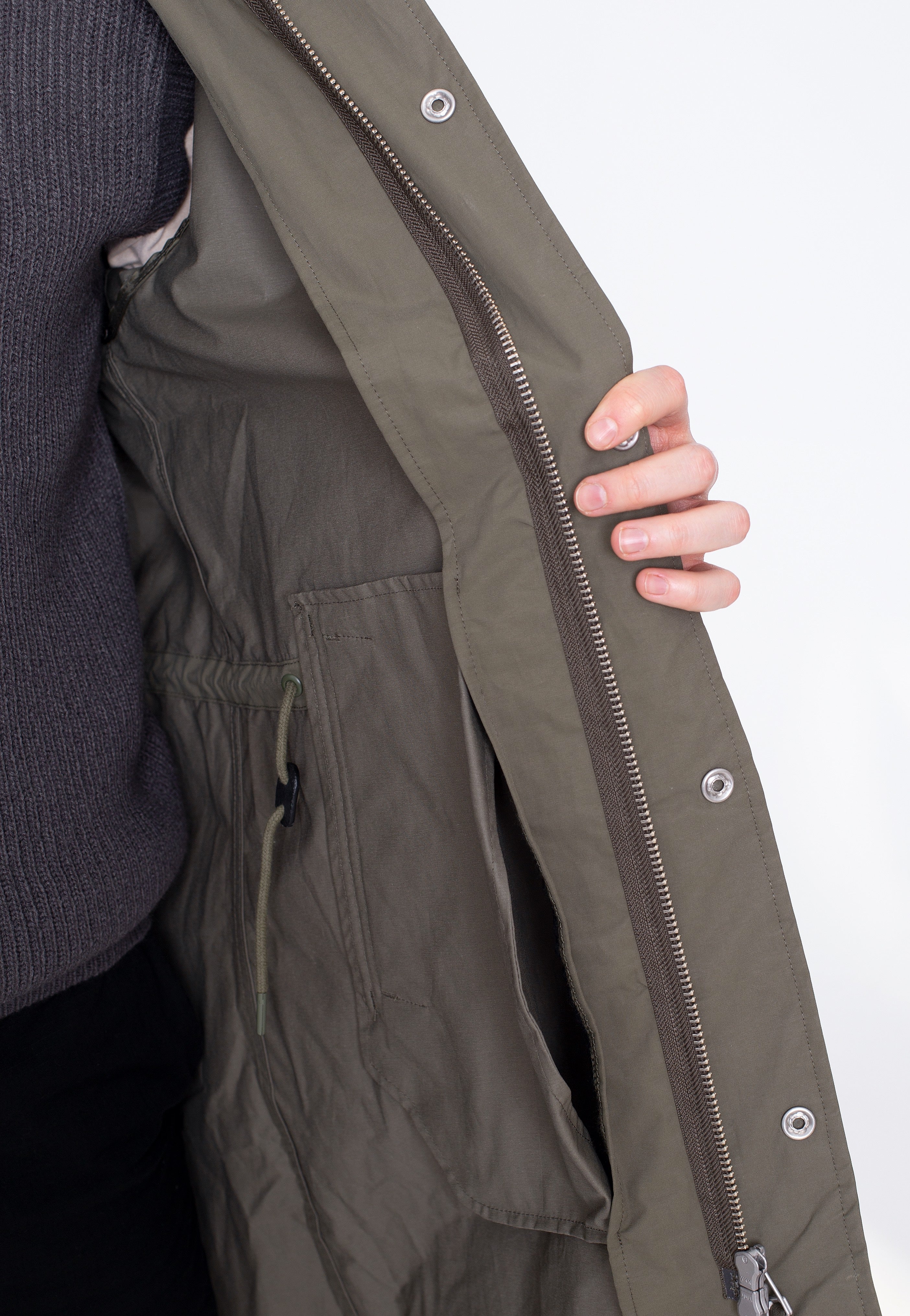 Fred Perry - Shell Parka Military Green - Jacket | Men-Image